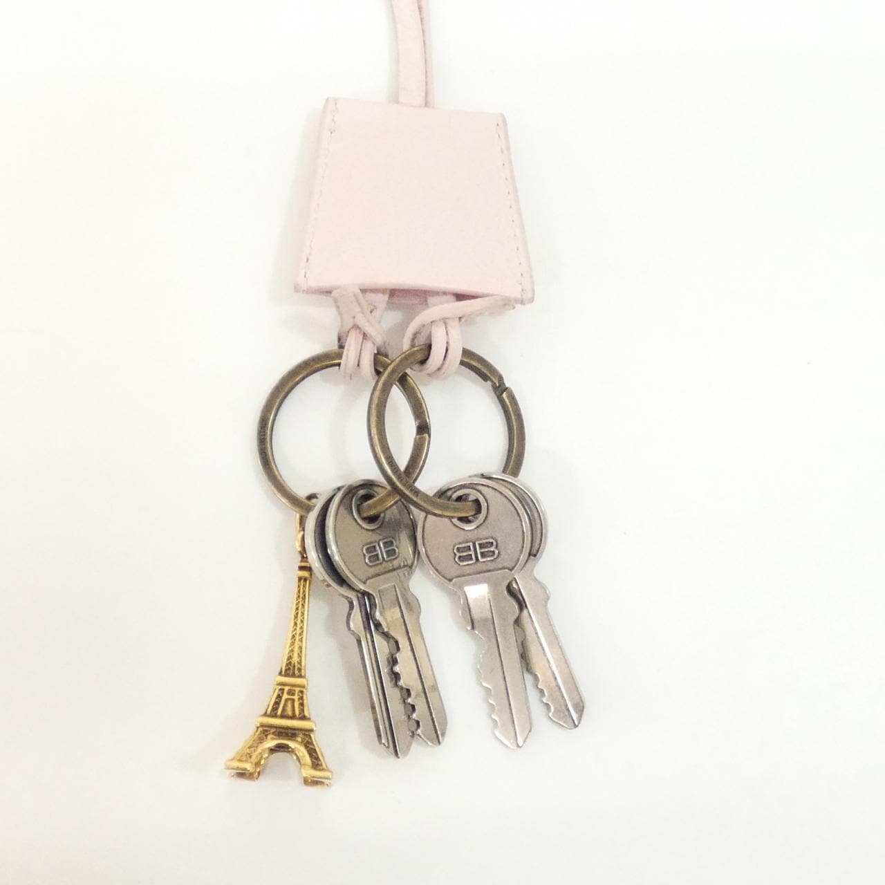 BALENCIAGA 795641 2ABEV Key Case Lambskin