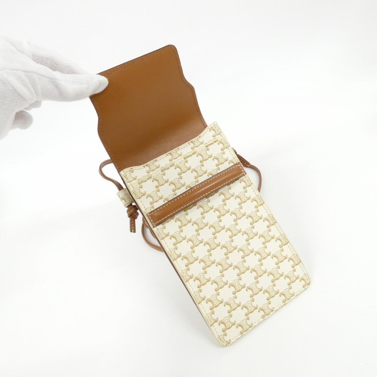 CELINE 10G332CQD Wallet Canvas