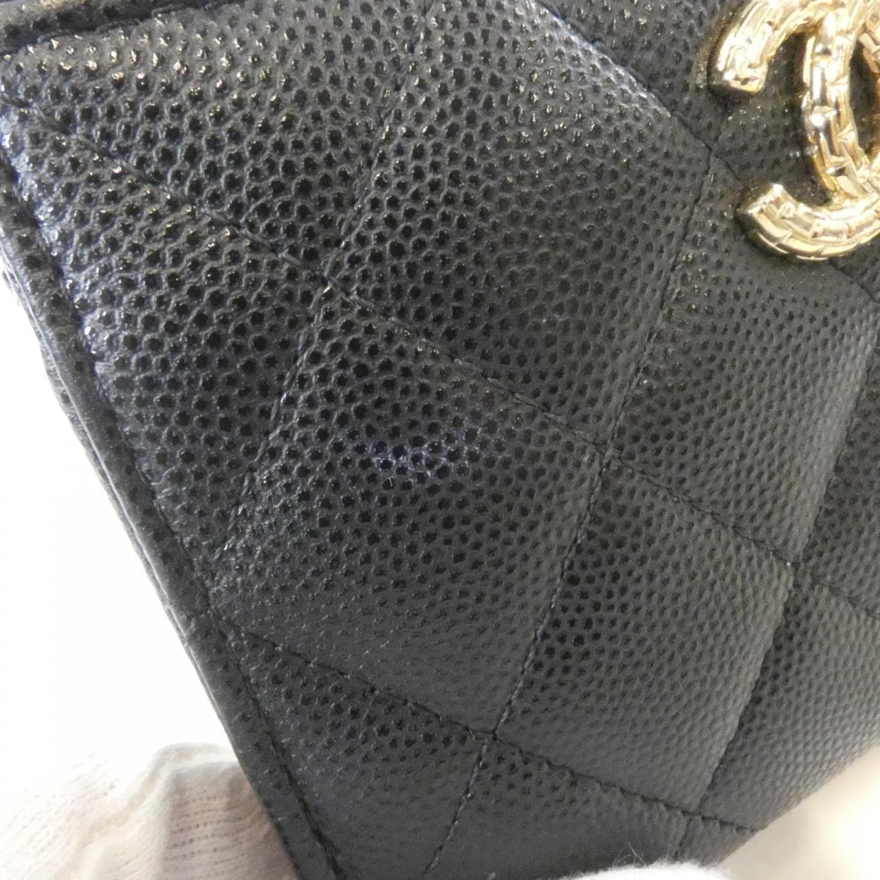 CHANEL AP4092 Wallet Grained Calfskin