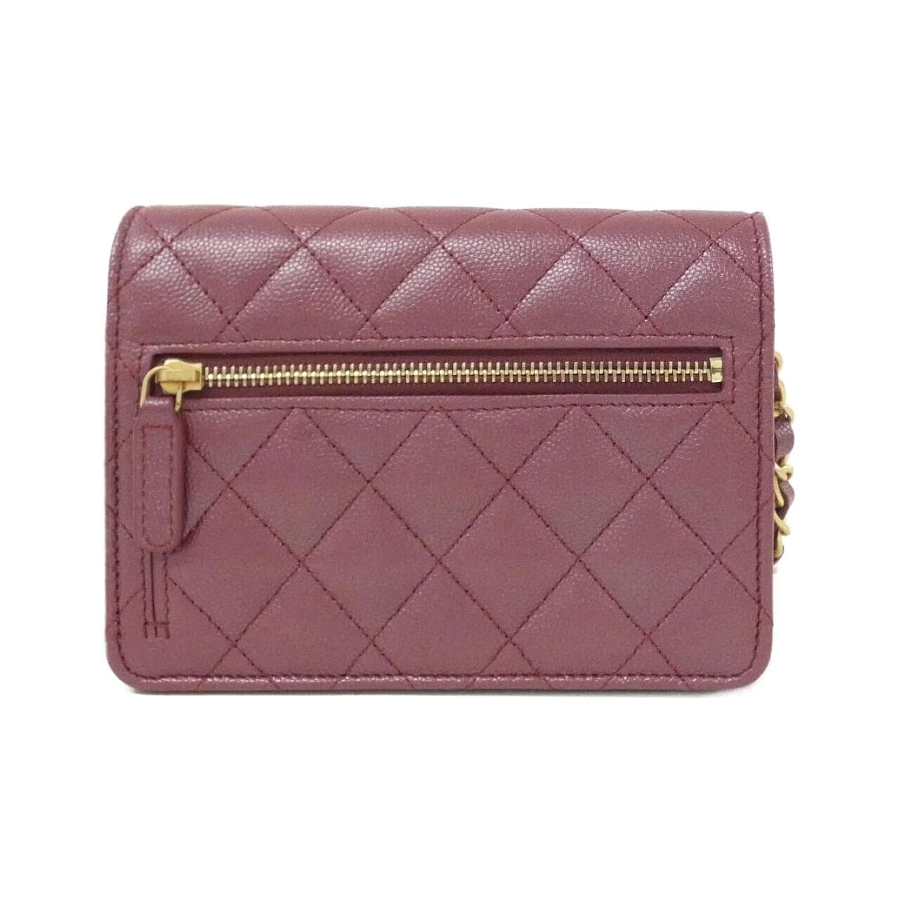 CHANEL Chanel 19 AP3480 Wallet Grained Calfskin