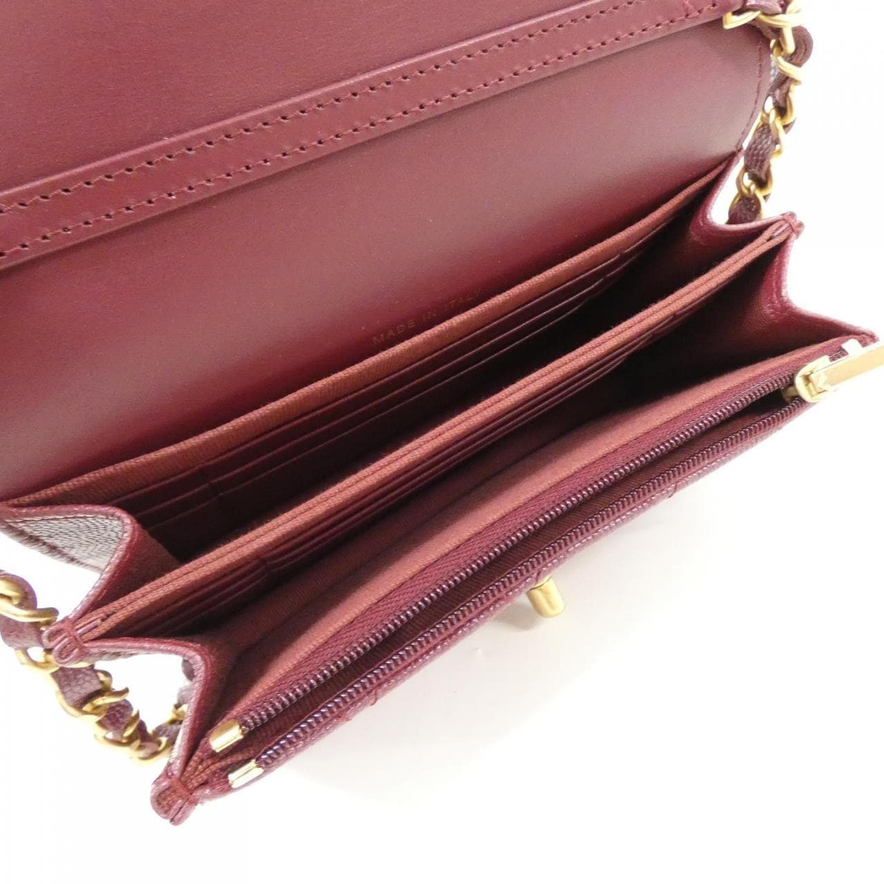 CHANEL Chanel 19 AP3480 Wallet Grained Calfskin