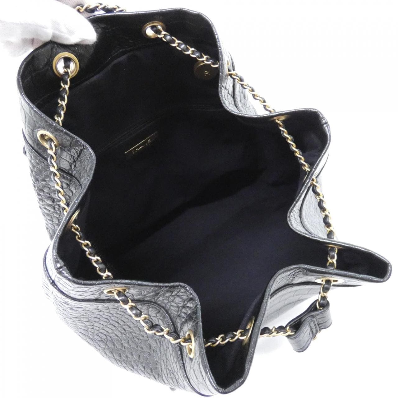 CHANEL AS0800 Backpack Crocodile