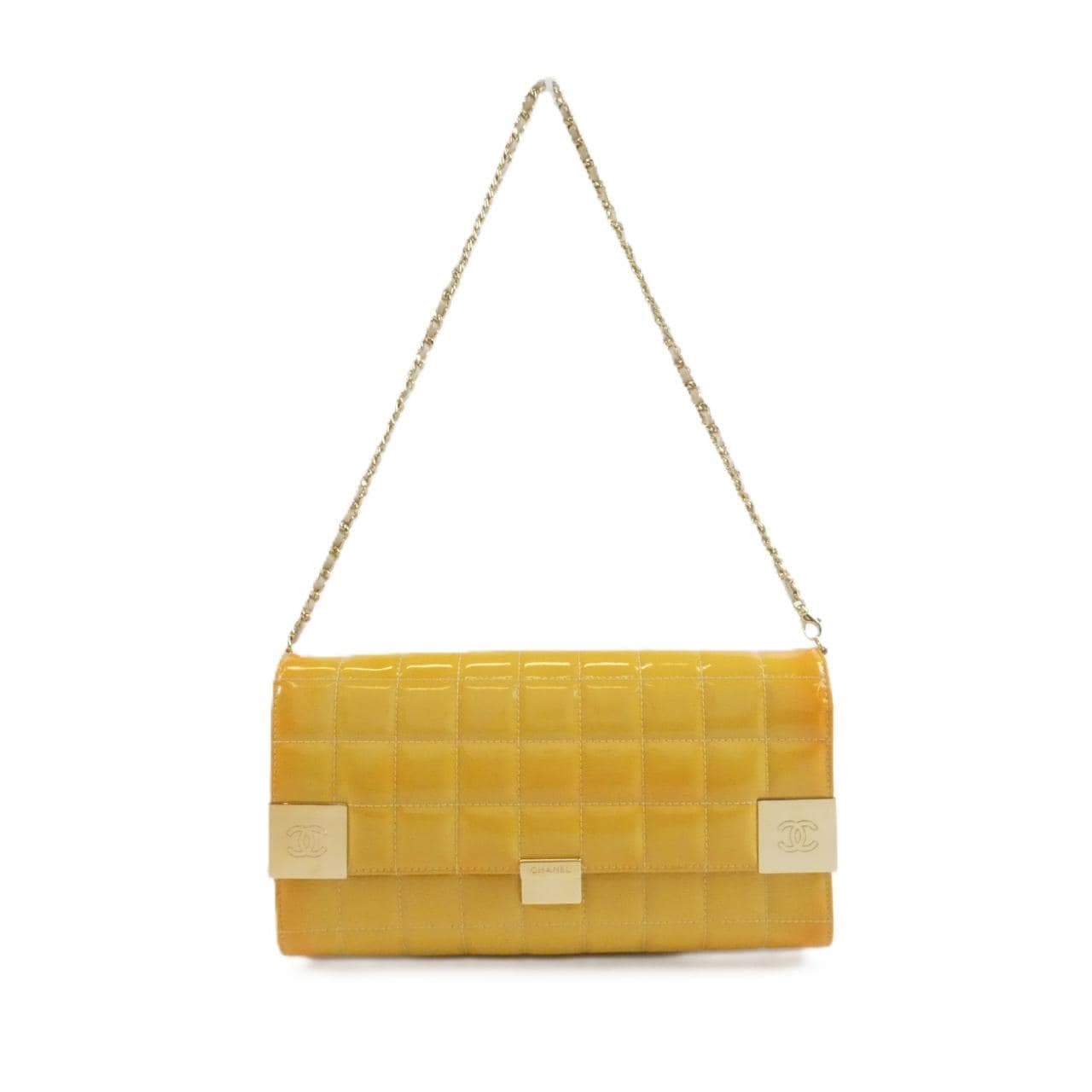 CHANEL 17661 Shoulder Patent Leather