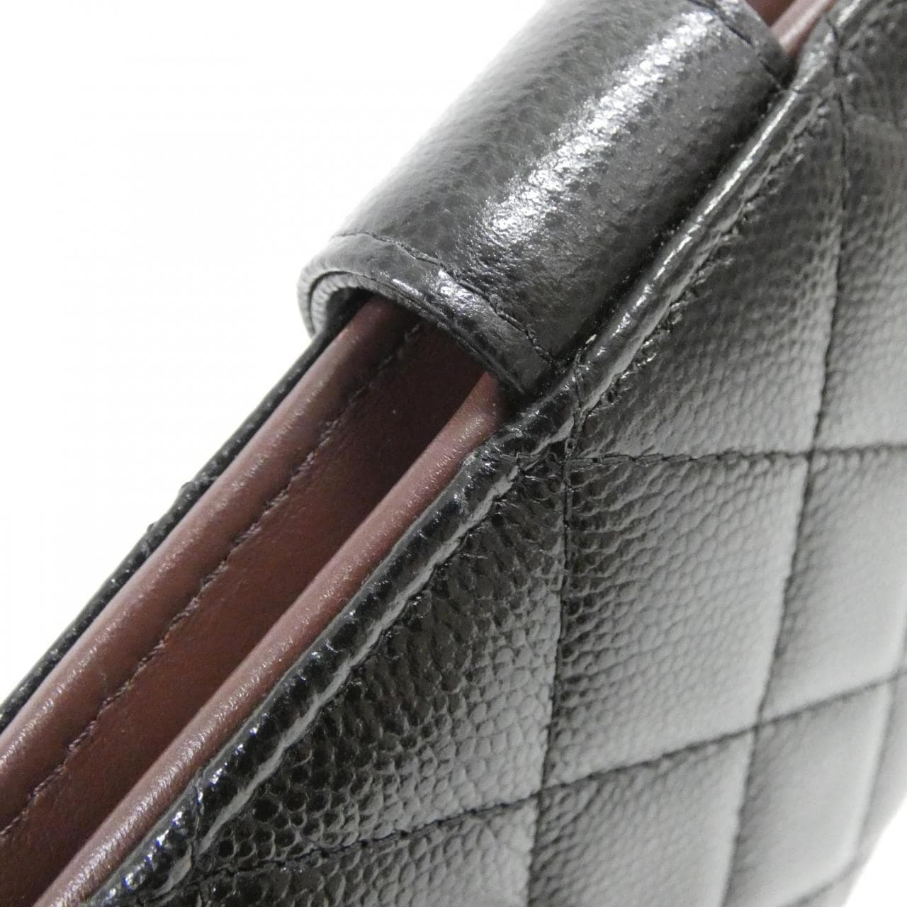 CHANEL Wallet Grained Calfskin