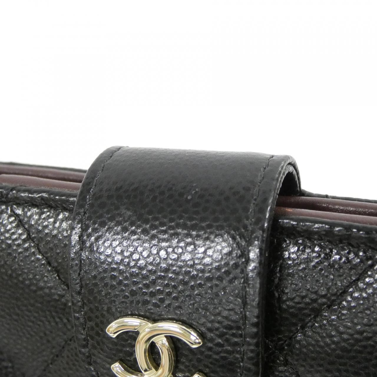 CHANEL Wallet Grained Calfskin
