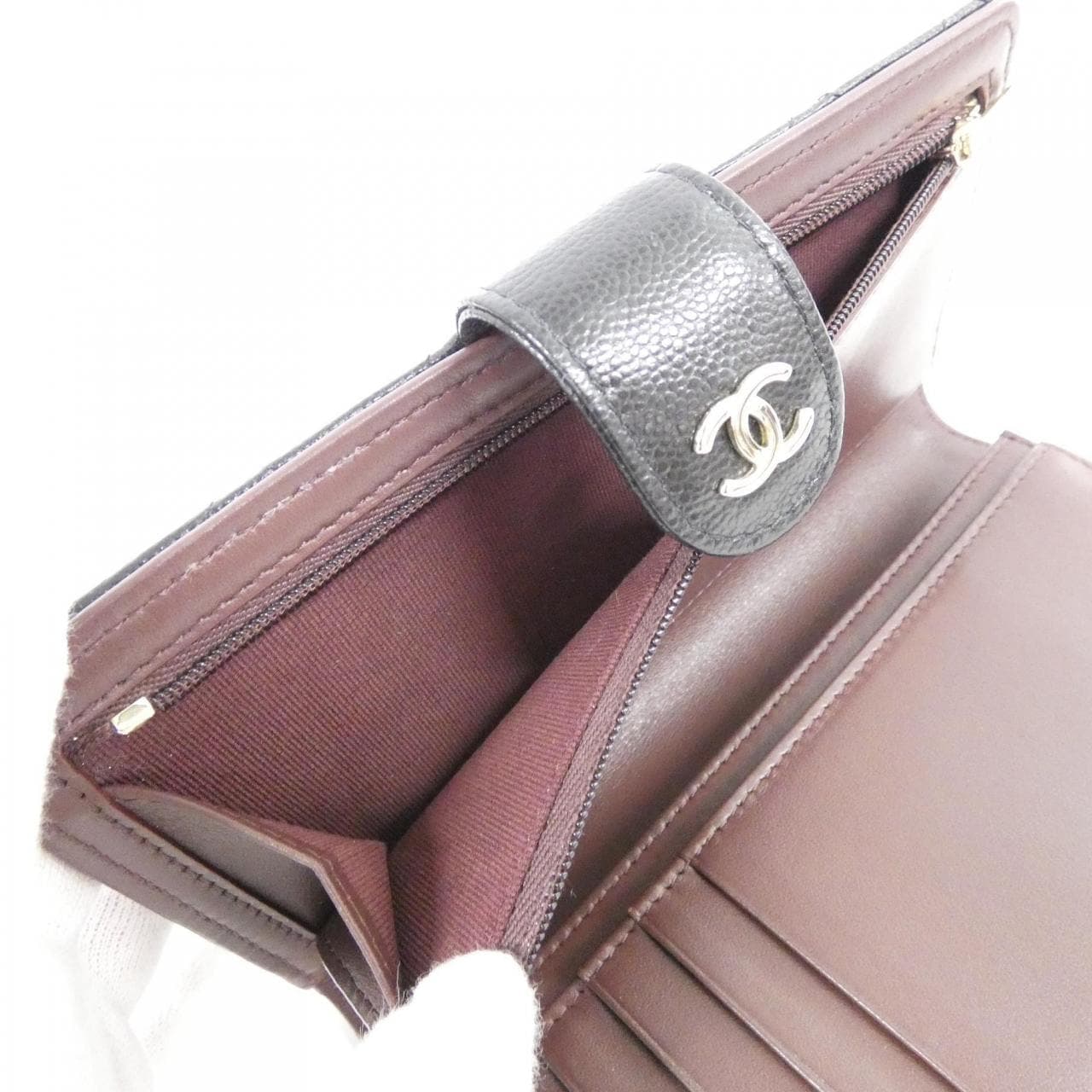 CHANEL Wallet Grained Calfskin