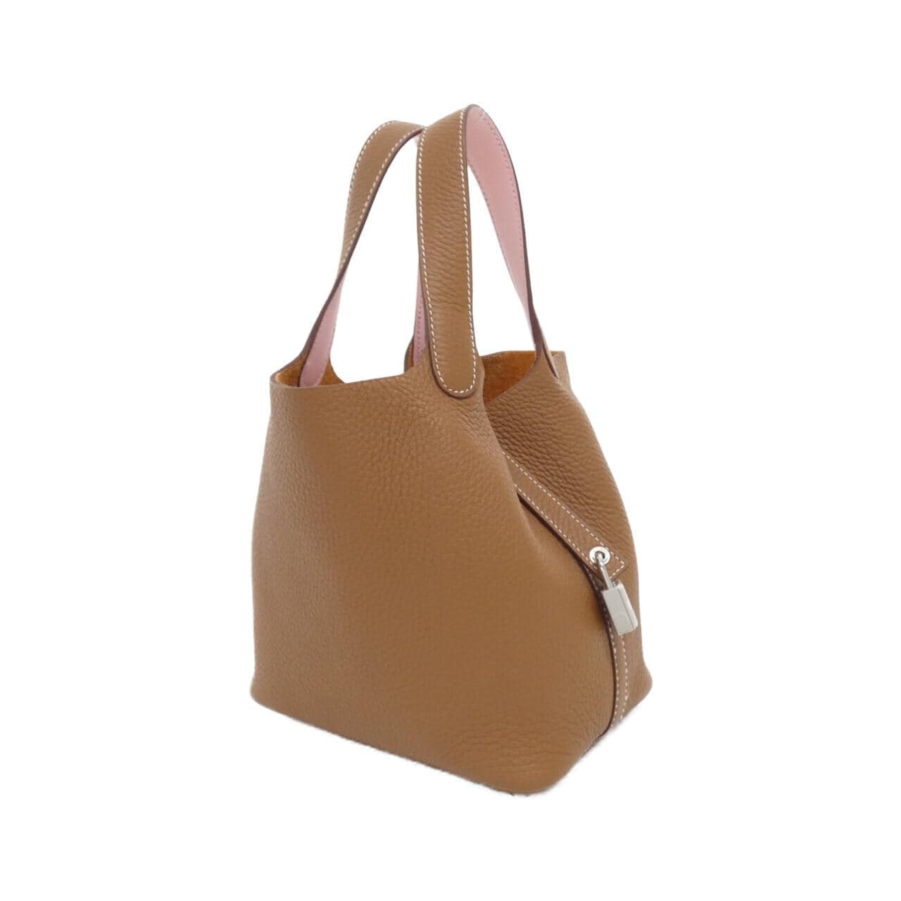 HERMES Picotin 069560CK Handbag Clemence