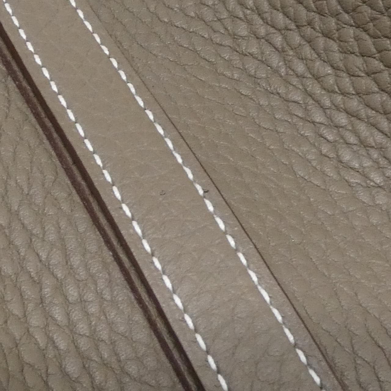 HERMES Picotin 060991CK Handbag Clemence