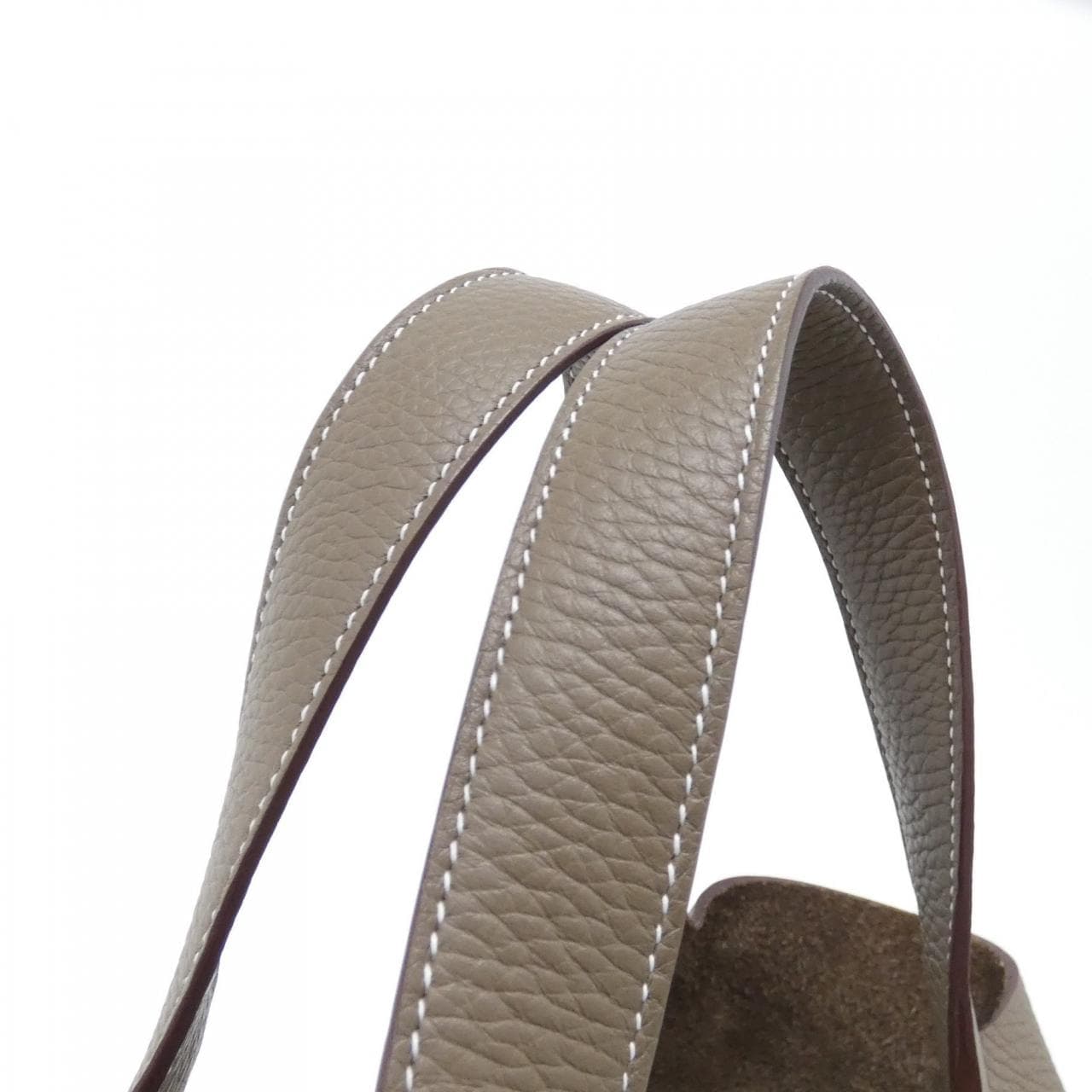 HERMES Picotin 060991CK Handbag Clemence