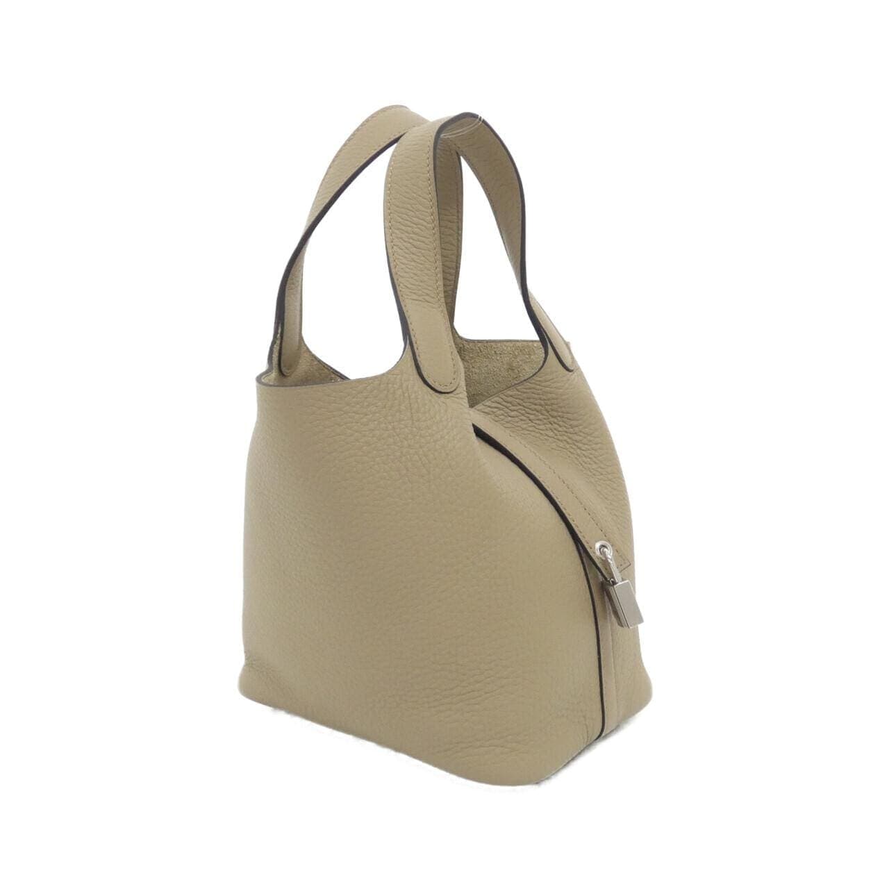 HERMES Picotin 056289CK Handbag Clemence