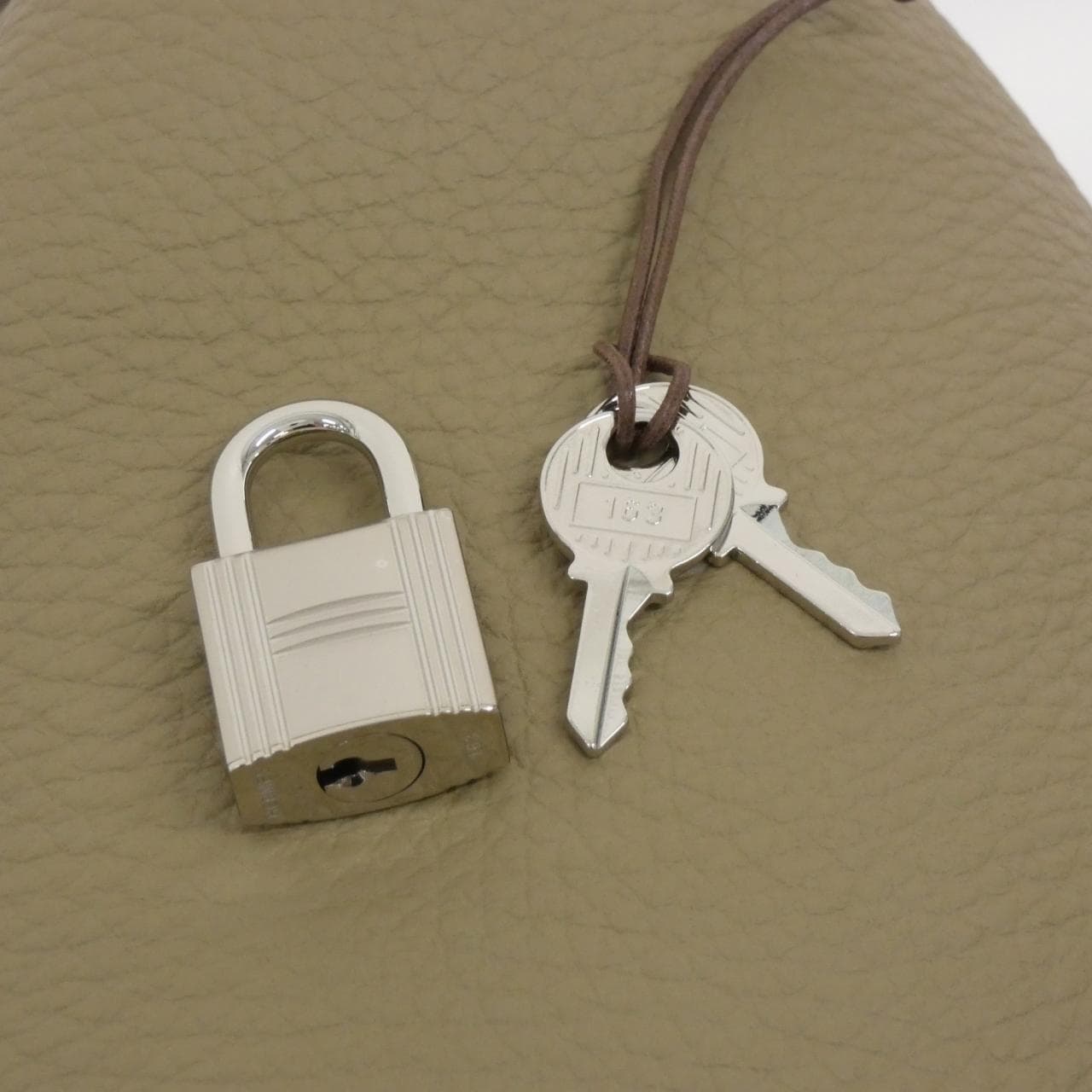 HERMES Picotin 056289CK Handbag Clemence