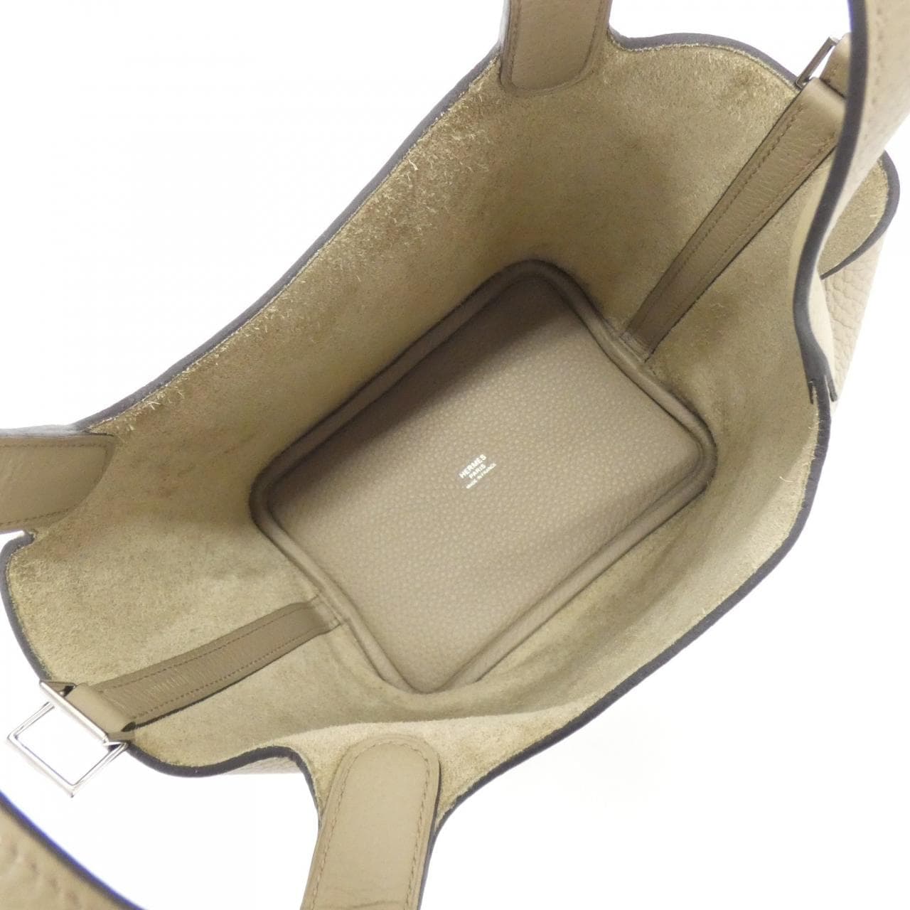 HERMES Picotin 056289CK Handbag Clemence