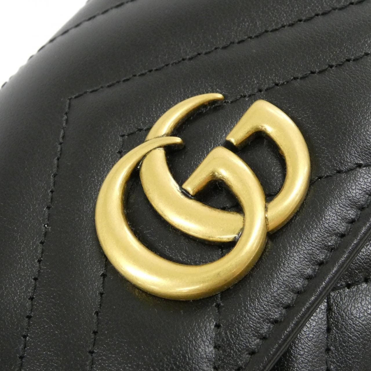 GUCCI Marmont 443436 DTD1T Wallet Leather