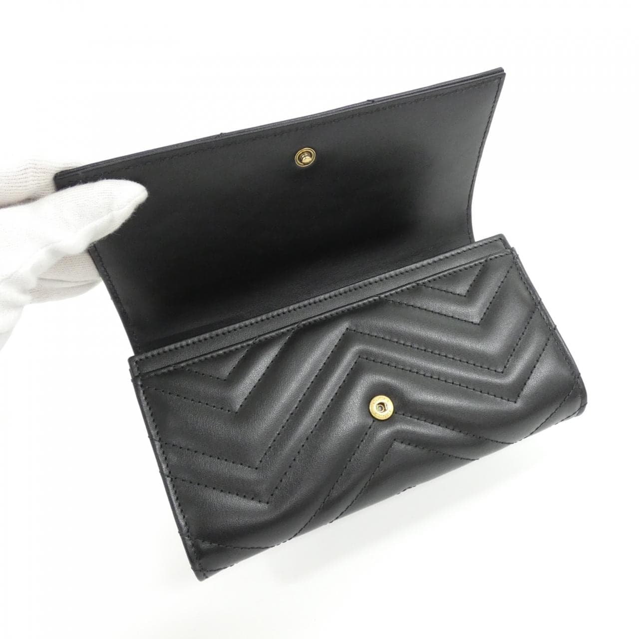 GUCCI Marmont 443436 DTD1T Wallet Leather