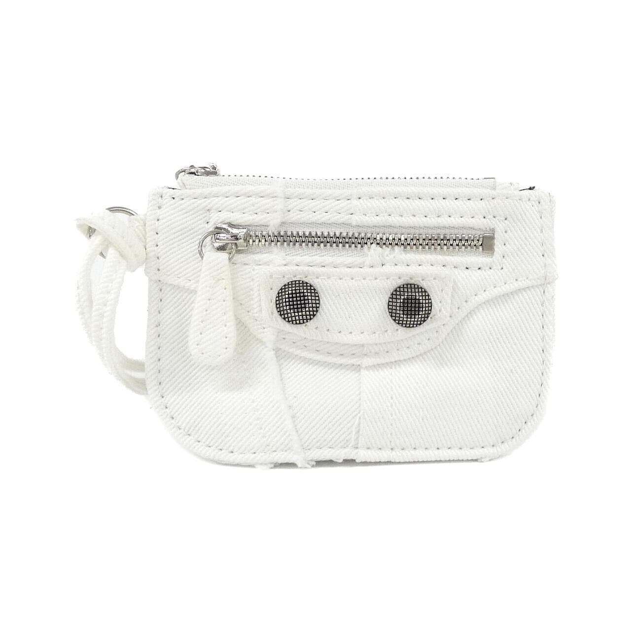 BALENCIAGA Le Cagole 776769 2AAFR Coin Case Denim