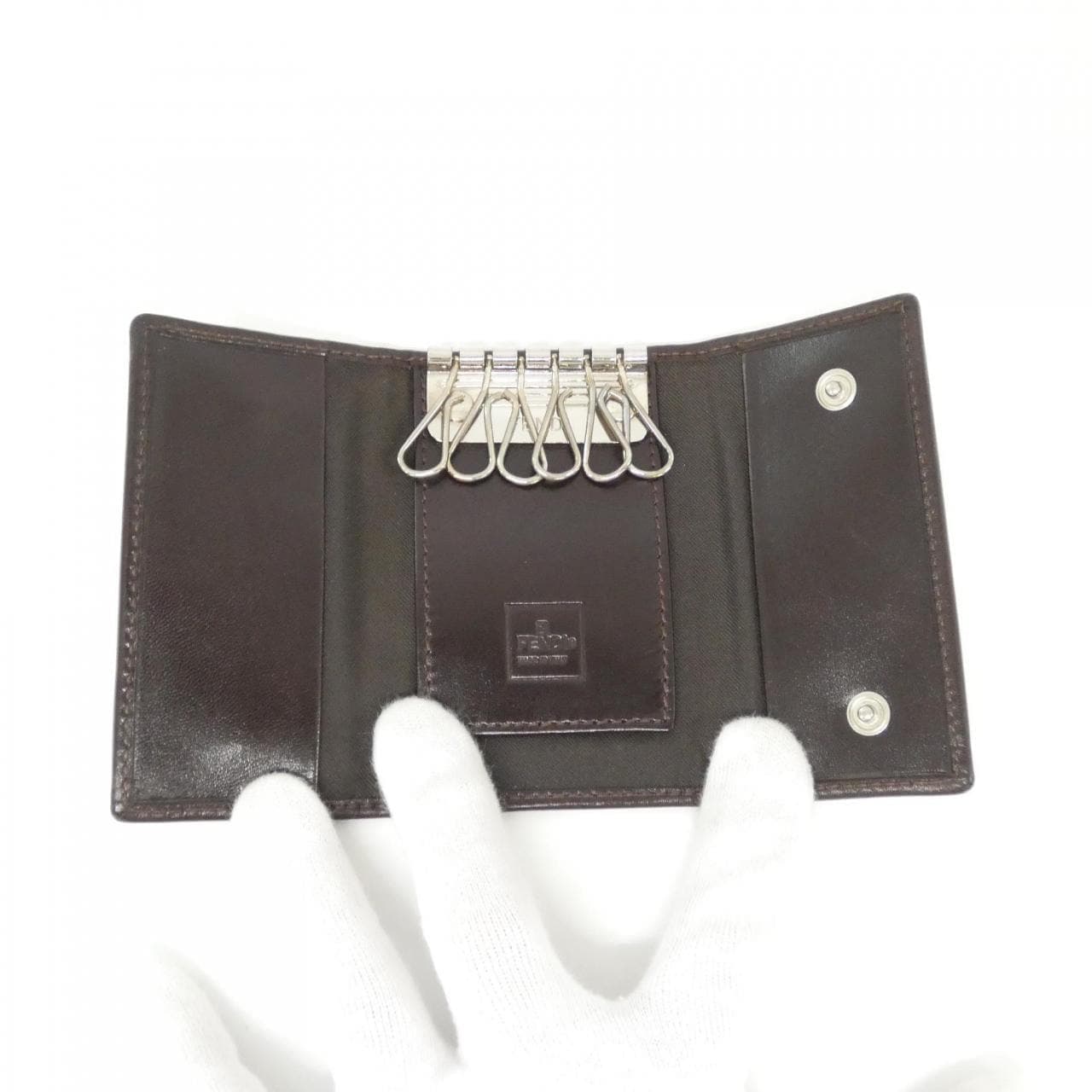 FENDI 10163 ZJX Key Case Canvas