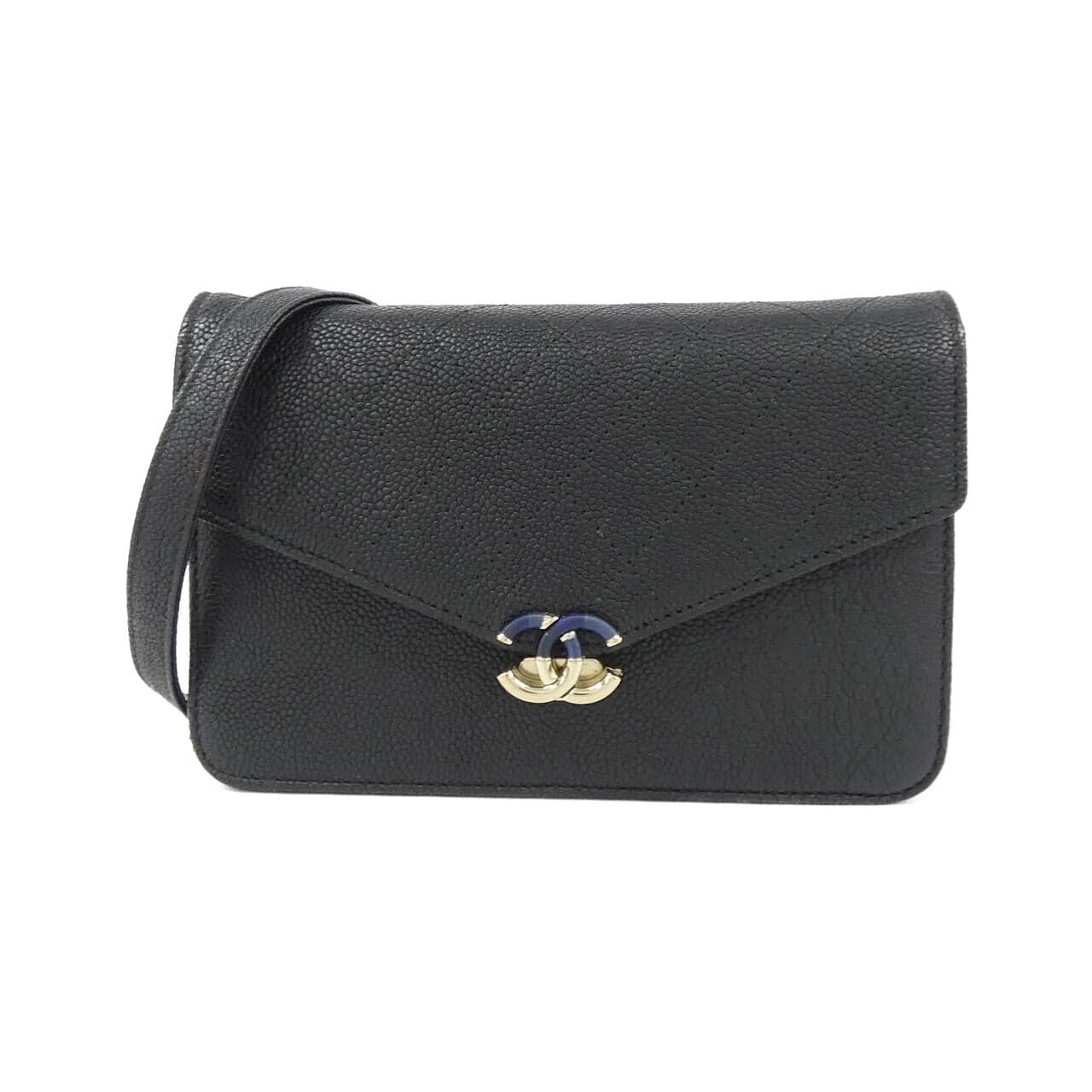 CHANEL 84410 Wallet Grained Calfskin