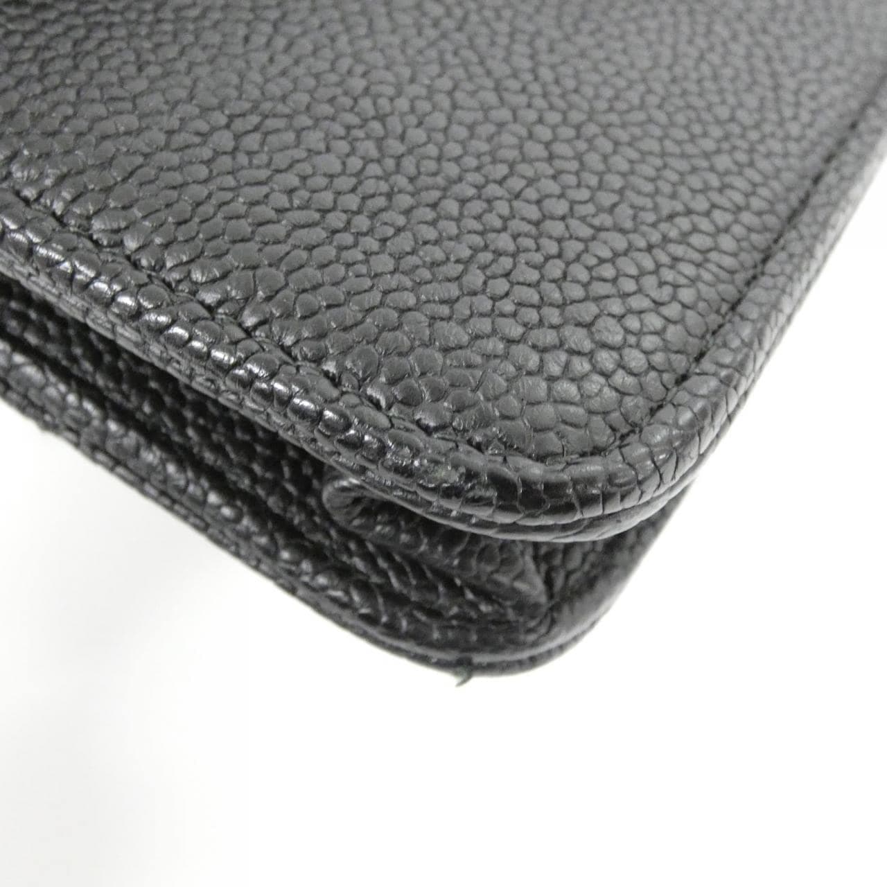 CHANEL 84410 Wallet Grained Calfskin