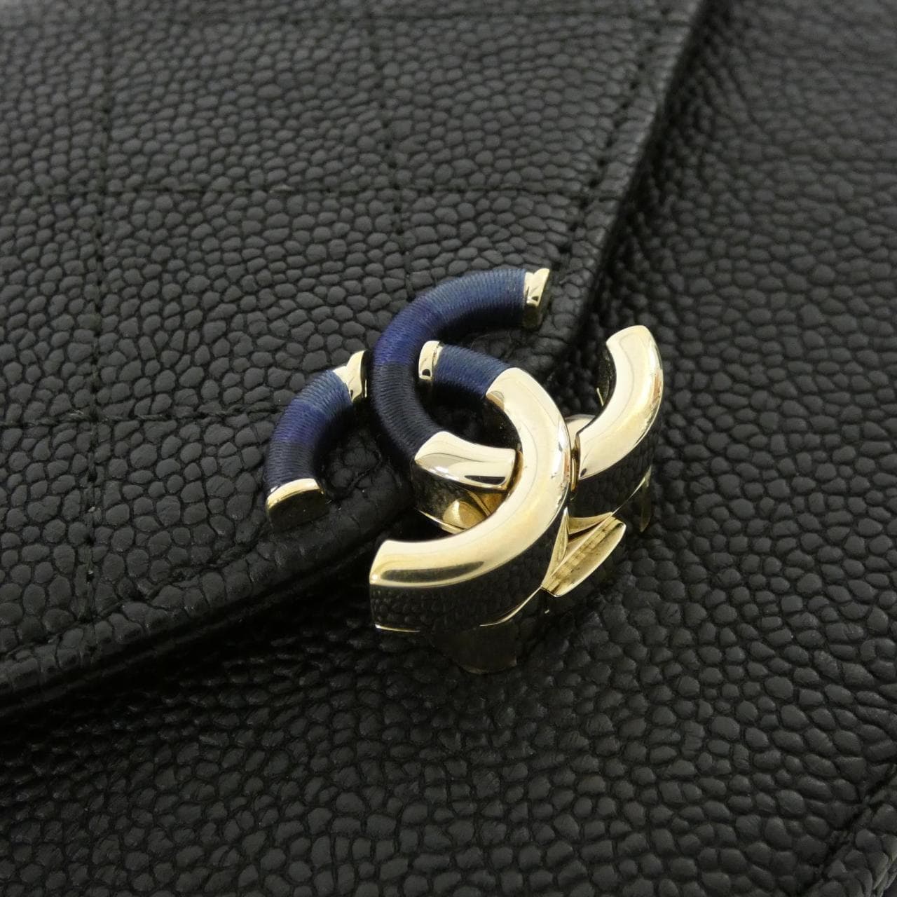 CHANEL 84410 Wallet Grained Calfskin