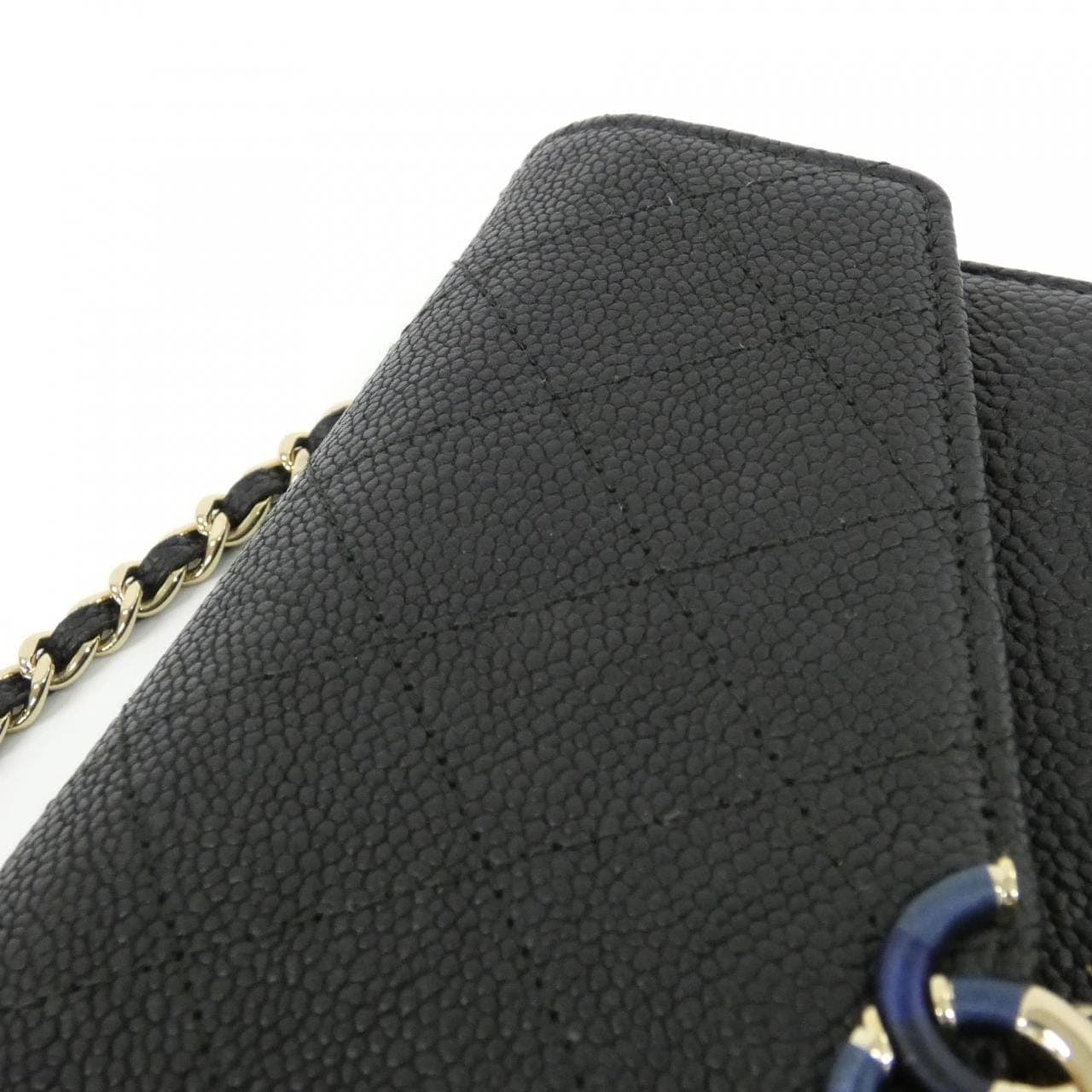 CHANEL 84410 Wallet Grained Calfskin