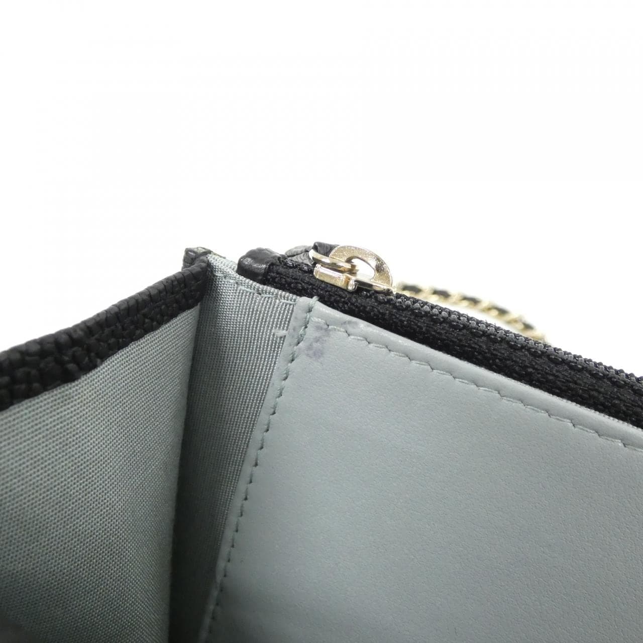 CHANEL 84410 Wallet Grained Calfskin