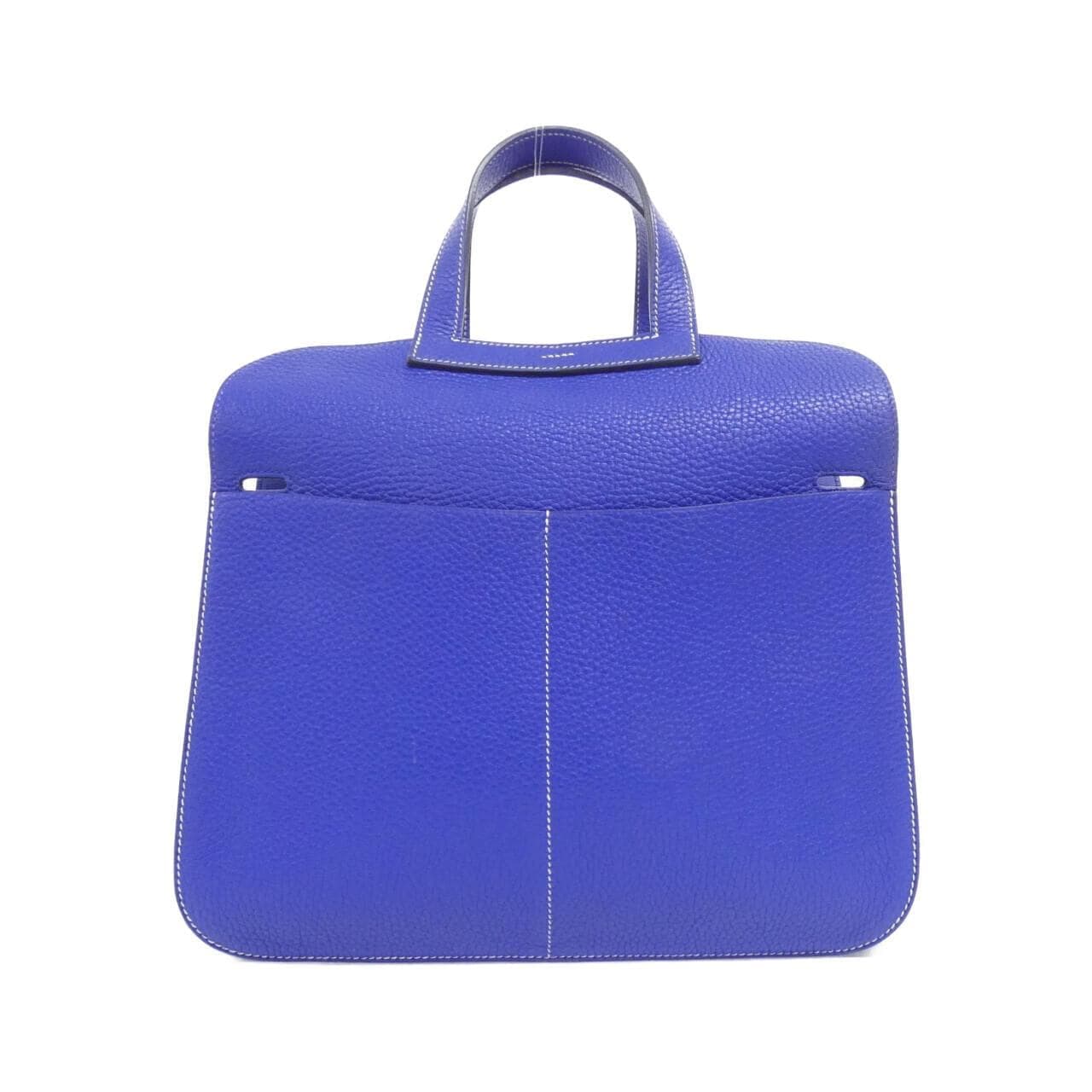 HERMES Halzan 070428CK Handbag Clemence