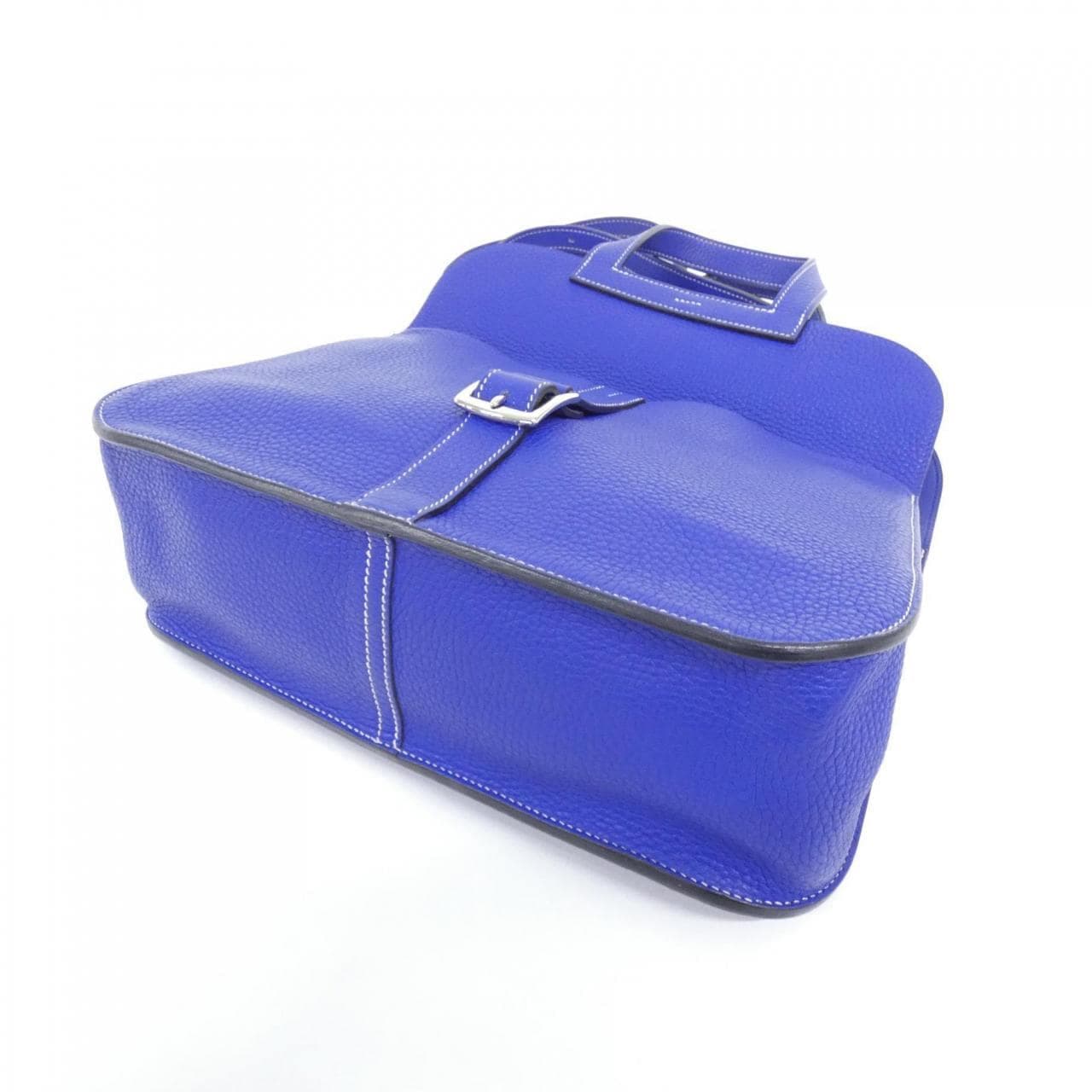 HERMES Halzan 070428CK Handbag Clemence