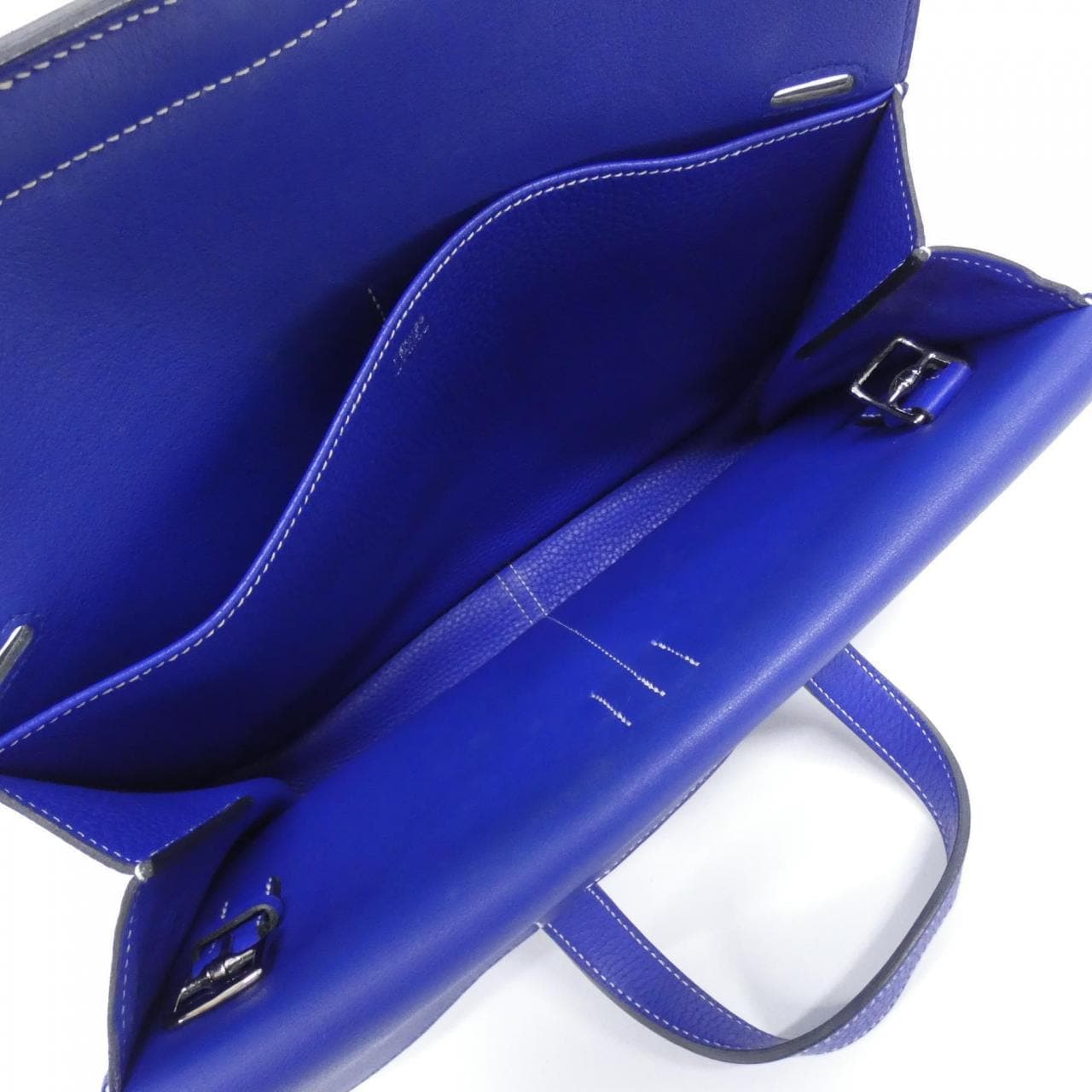 HERMES Halzan 070428CK Handbag Clemence