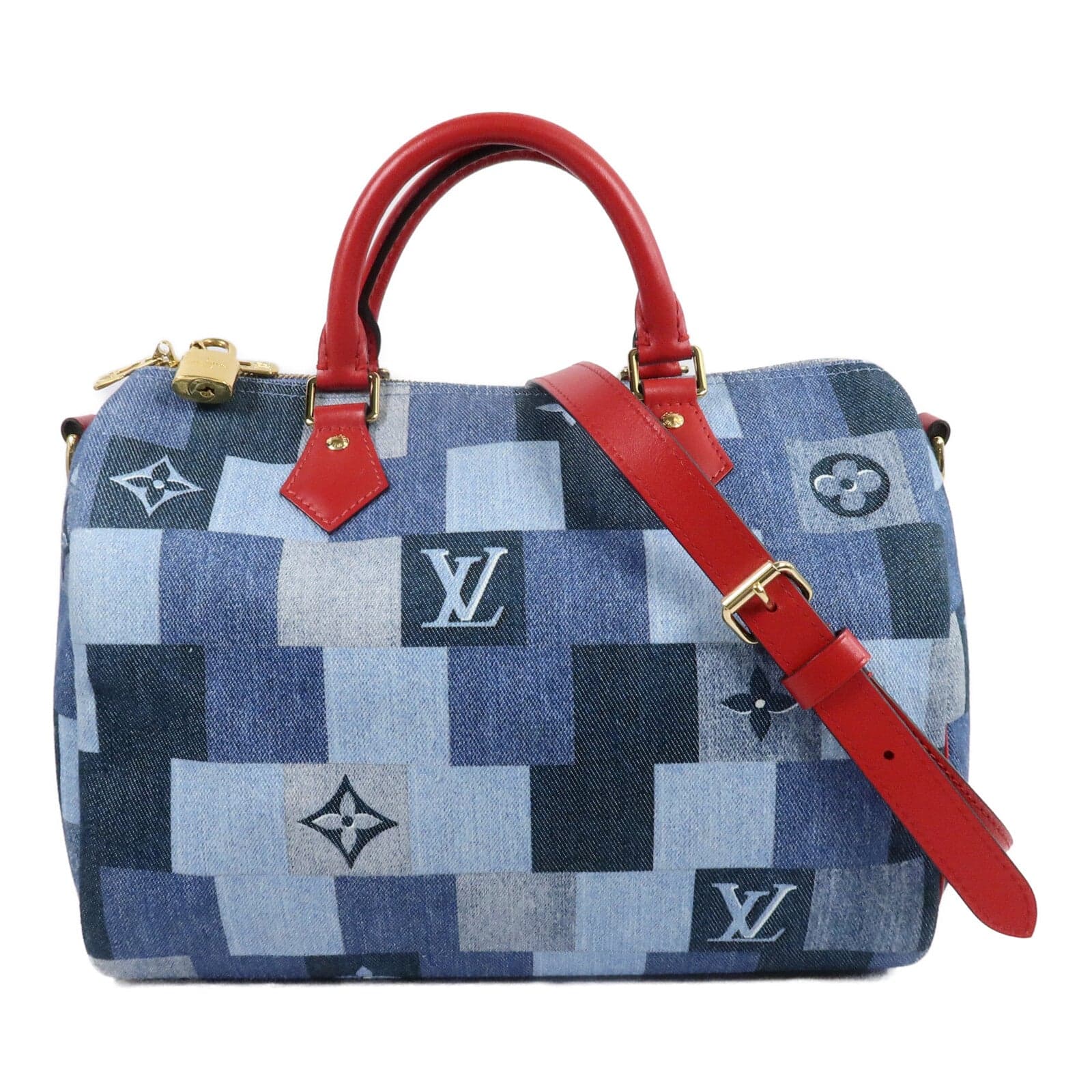 LOUIS VUITTON Speedy Bandouliere M45041 2-Way Bag Leather
