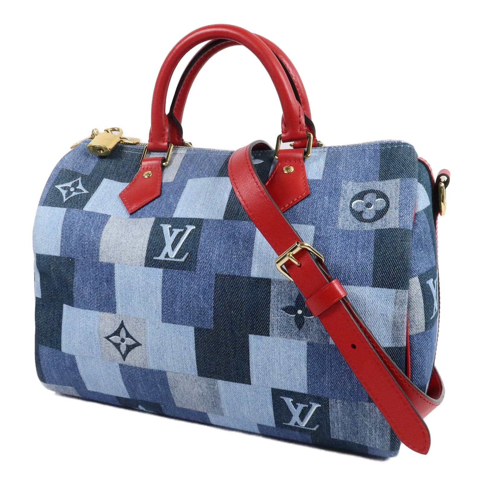 LOUIS VUITTON Speedy Bandouliere M45041 2-Way Bag Leather