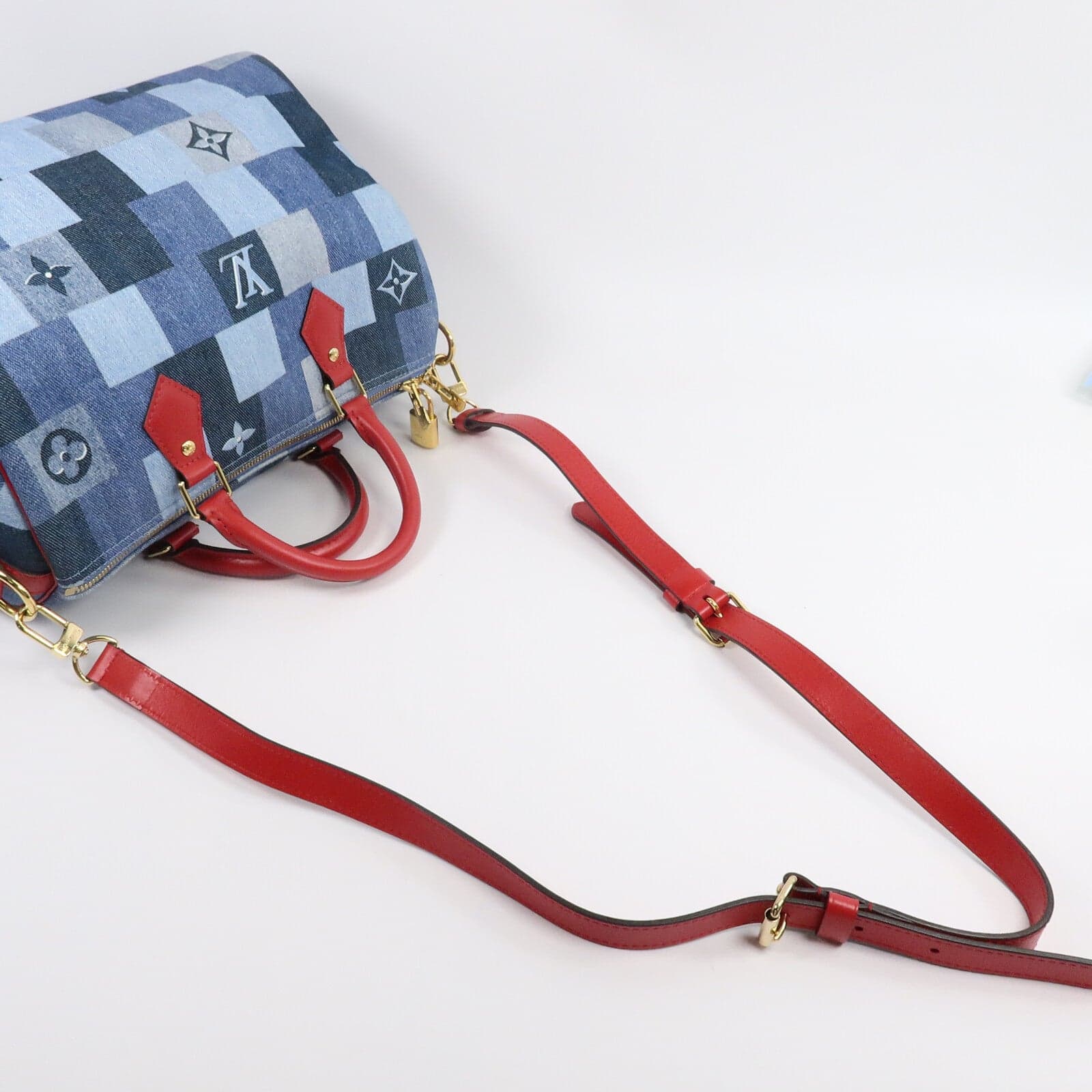 LOUIS VUITTON Speedy Bandouliere M45041 2-Way Bag Leather