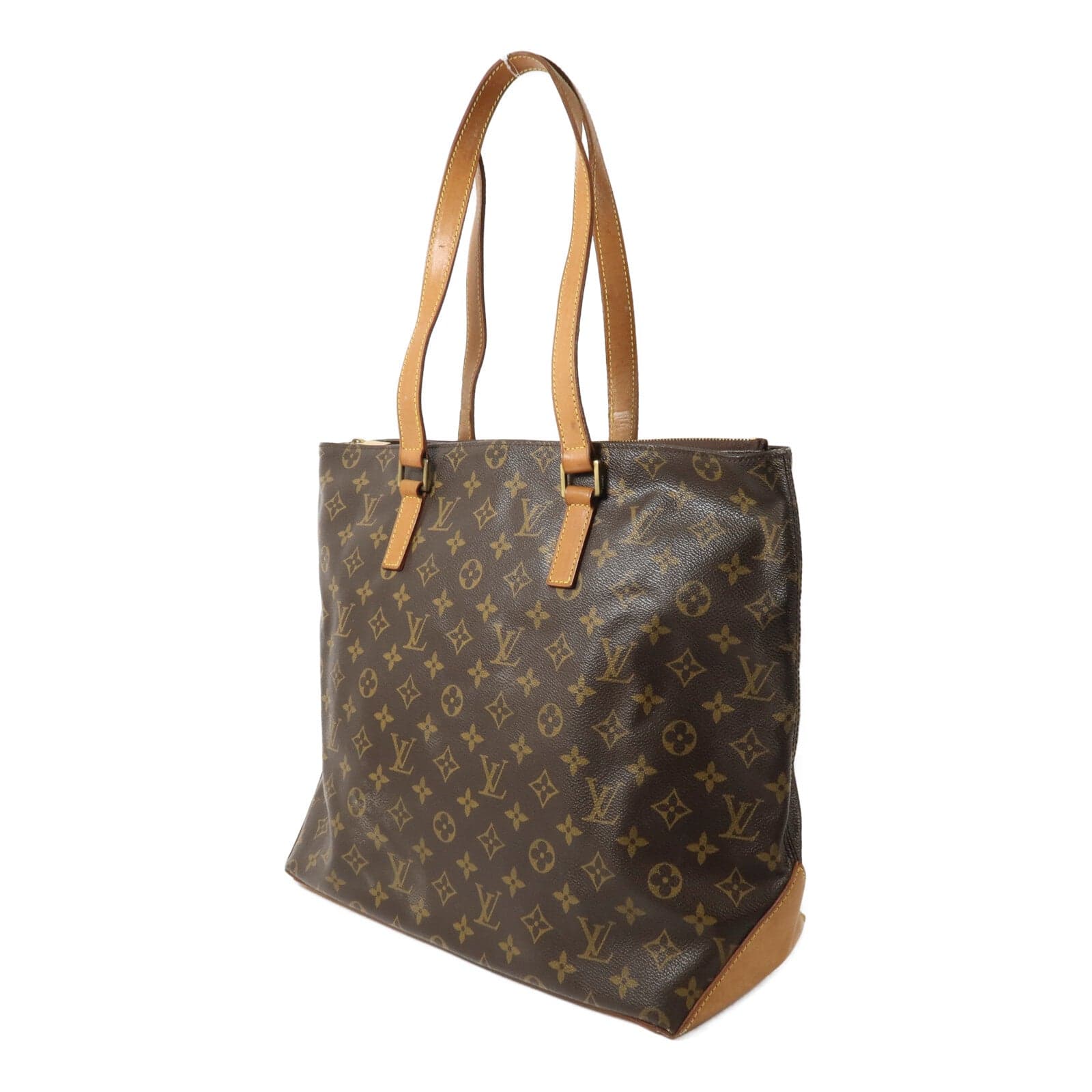 LOUIS VUITTON Cabas Mezzo M51151 Shoulder Bag Coated Canvas