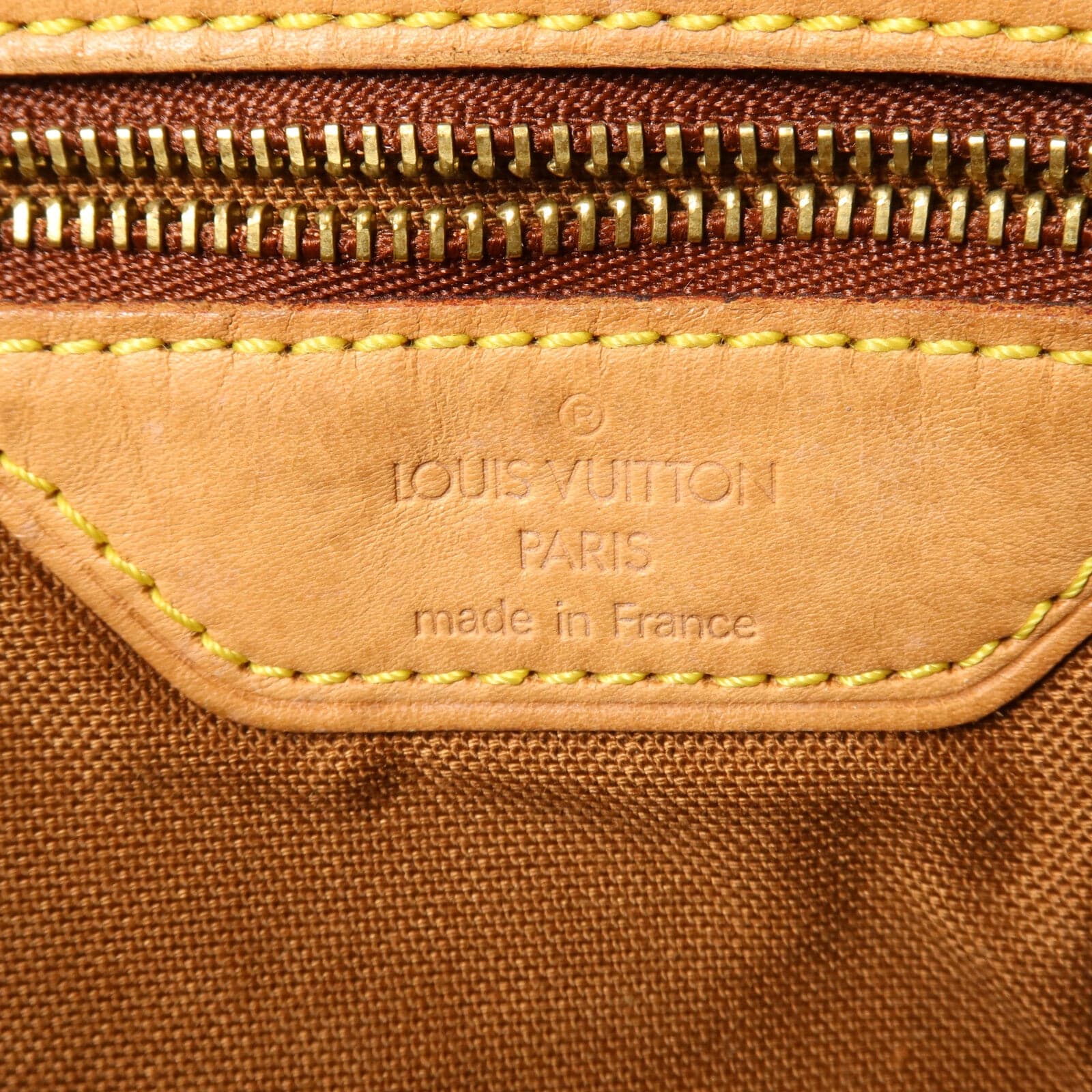 LOUIS VUITTON Cabas Mezzo M51151 Shoulder Bag Coated Canvas