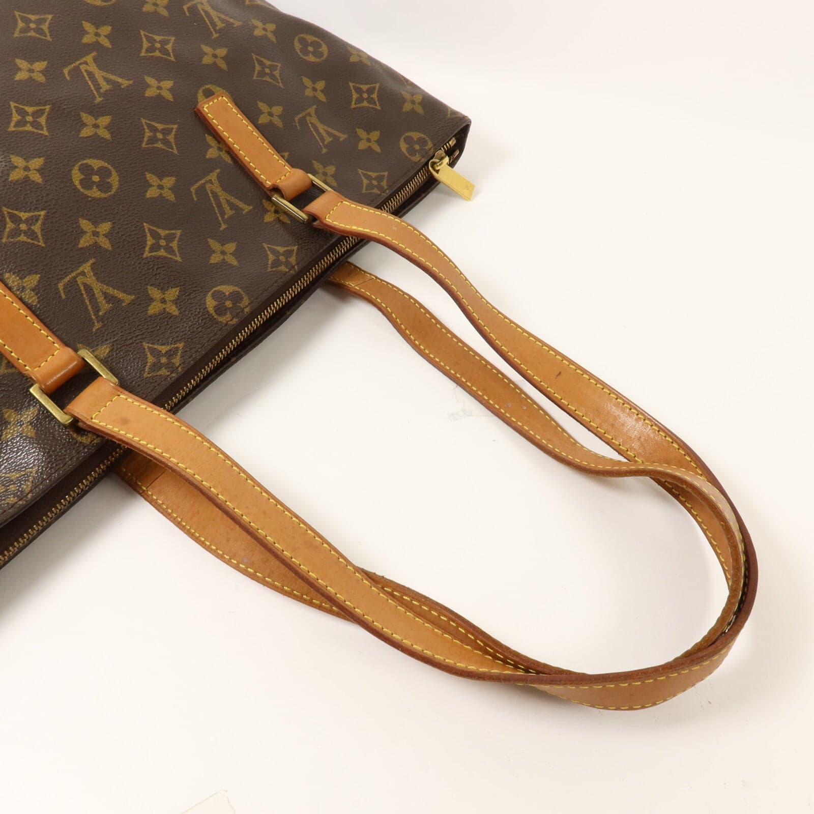LOUIS VUITTON Cabas Mezzo M51151 Shoulder Bag Coated Canvas