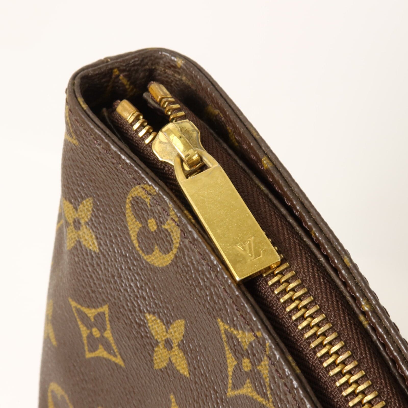 LOUIS VUITTON Cabas Mezzo M51151 Shoulder Bag Coated Canvas