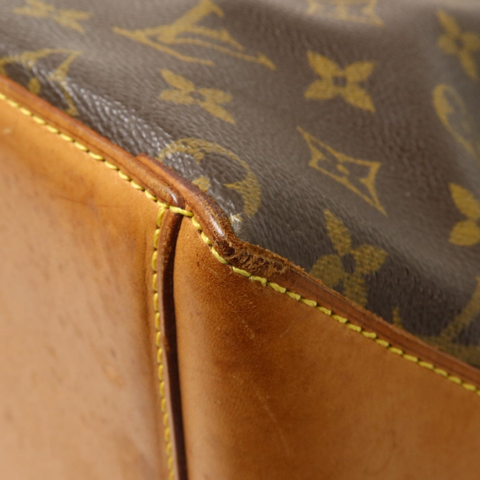 LOUIS VUITTON Cabas Mezzo M51151 Shoulder Bag Coated Canvas