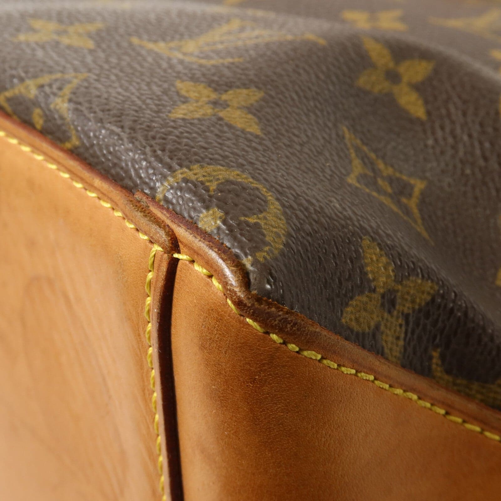 LOUIS VUITTON Cabas Mezzo M51151 Shoulder Bag Coated Canvas