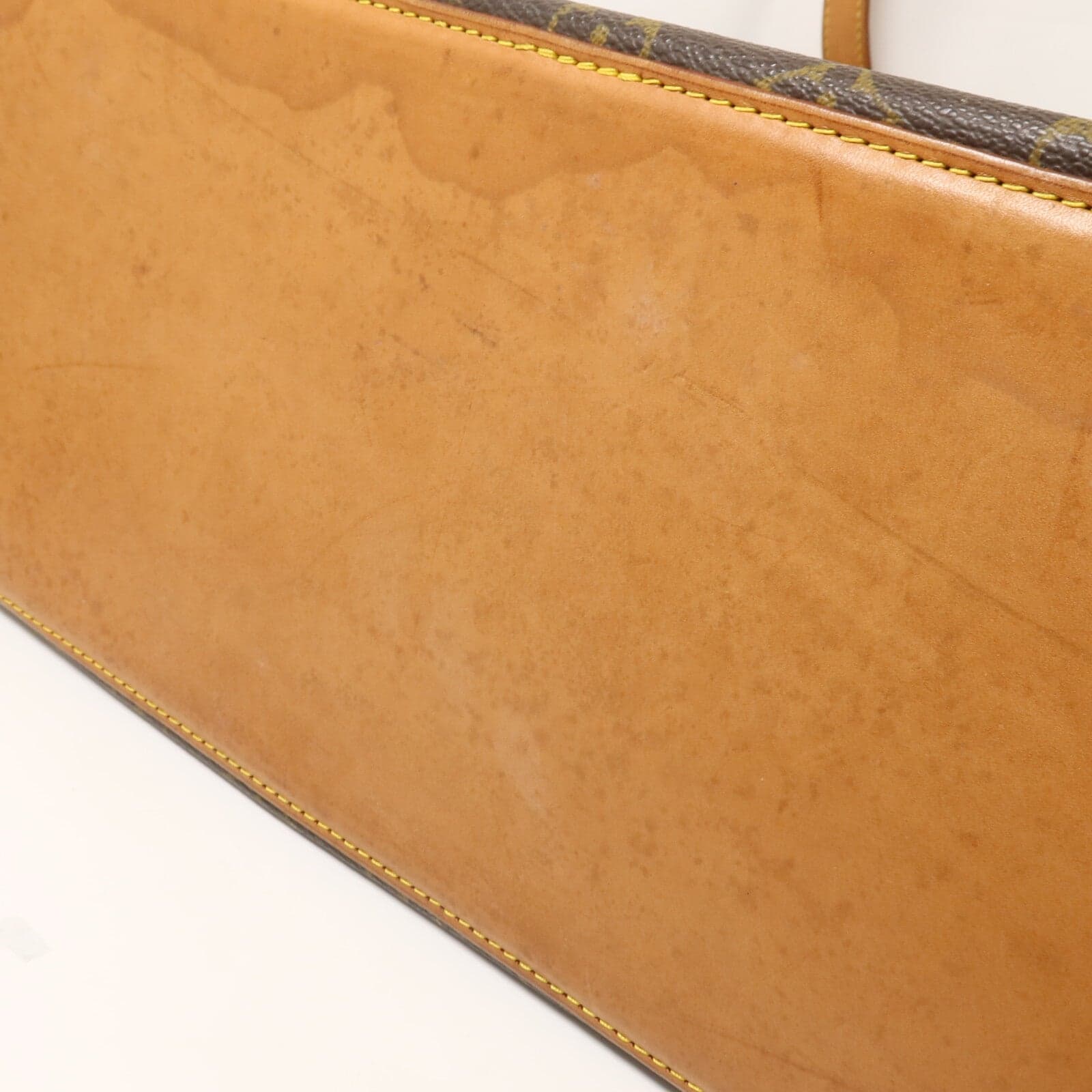 LOUIS VUITTON Cabas Mezzo M51151 Shoulder Bag Coated Canvas