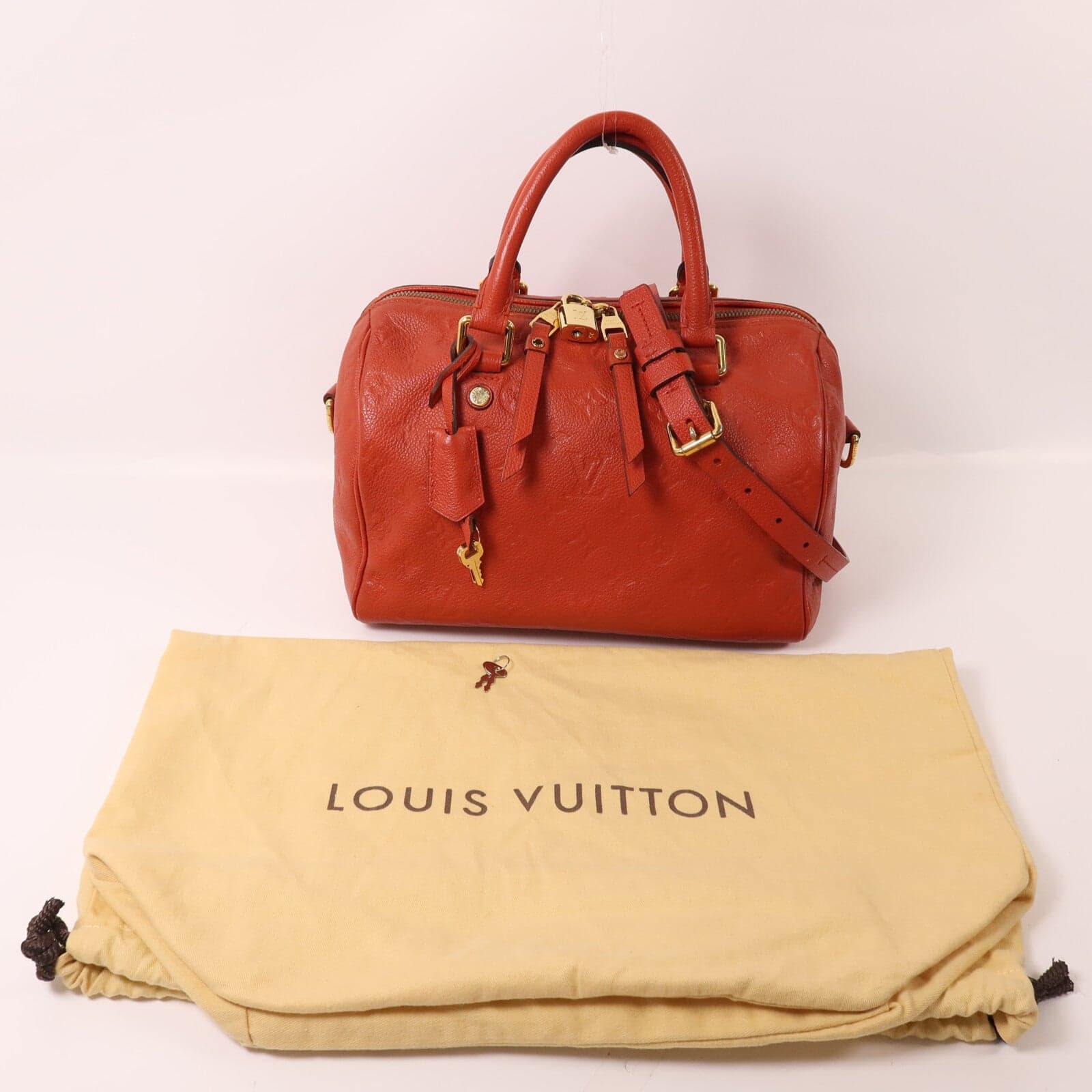 LOUIS VUITTON Speedy Bandouliere M40758 2-Way Bag Calfskin