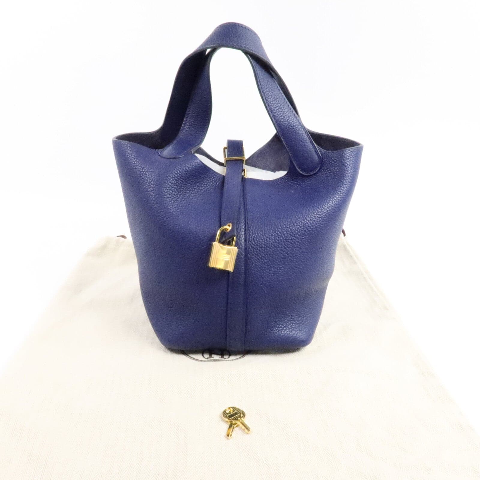 LOUIS VUITTON Picotin Tote Bag Calfskin