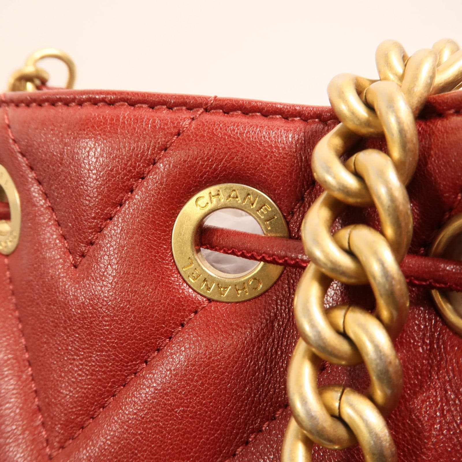 LOUIS VUITTON Bucket Shoulder Bag Calfskin