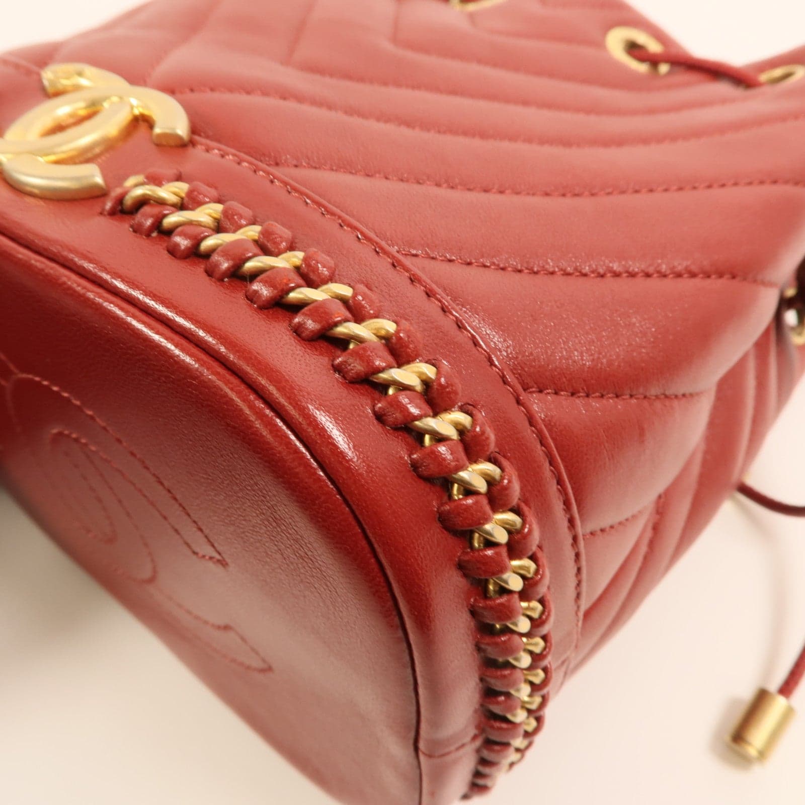 LOUIS VUITTON Bucket Shoulder Bag Calfskin