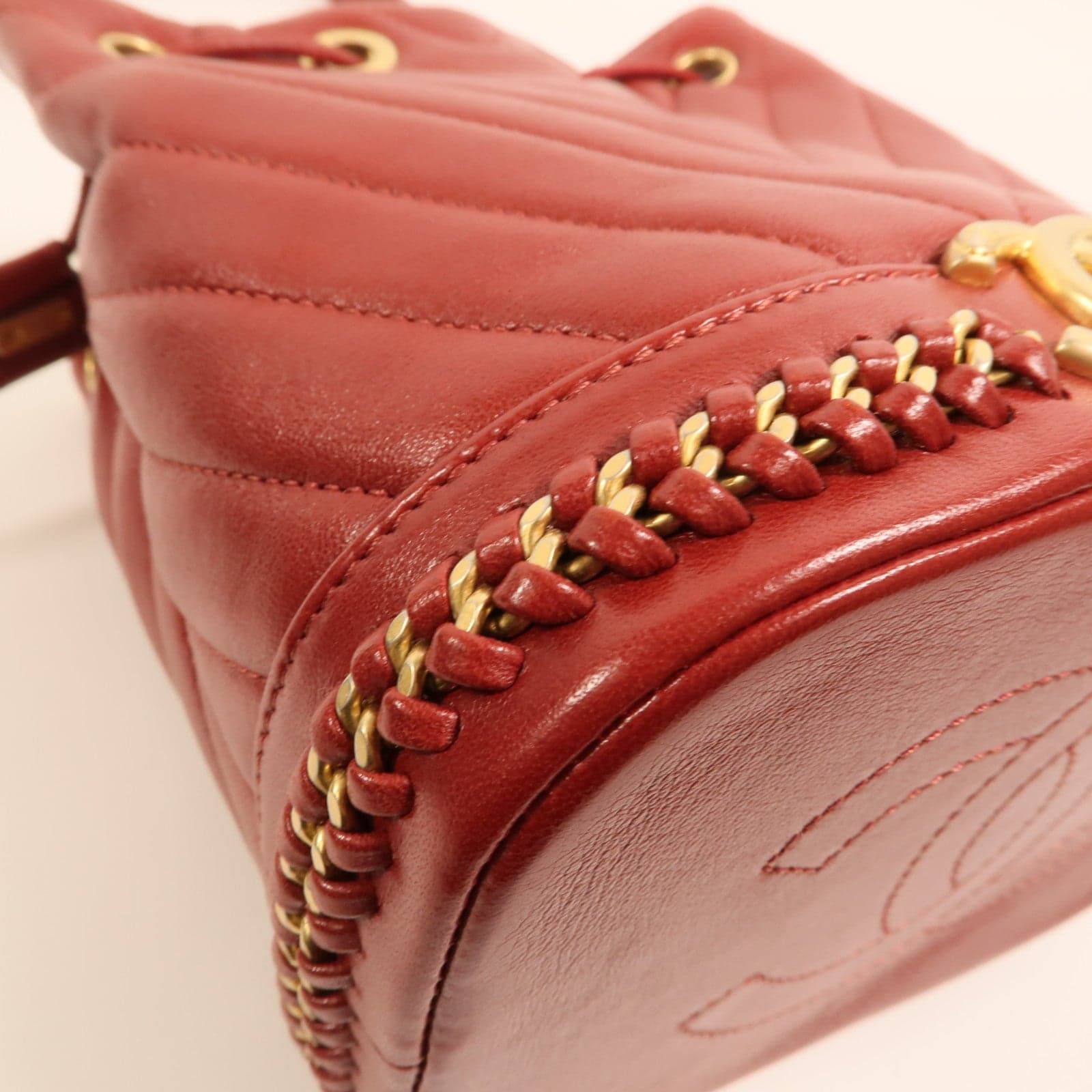 LOUIS VUITTON Bucket Shoulder Bag Calfskin
