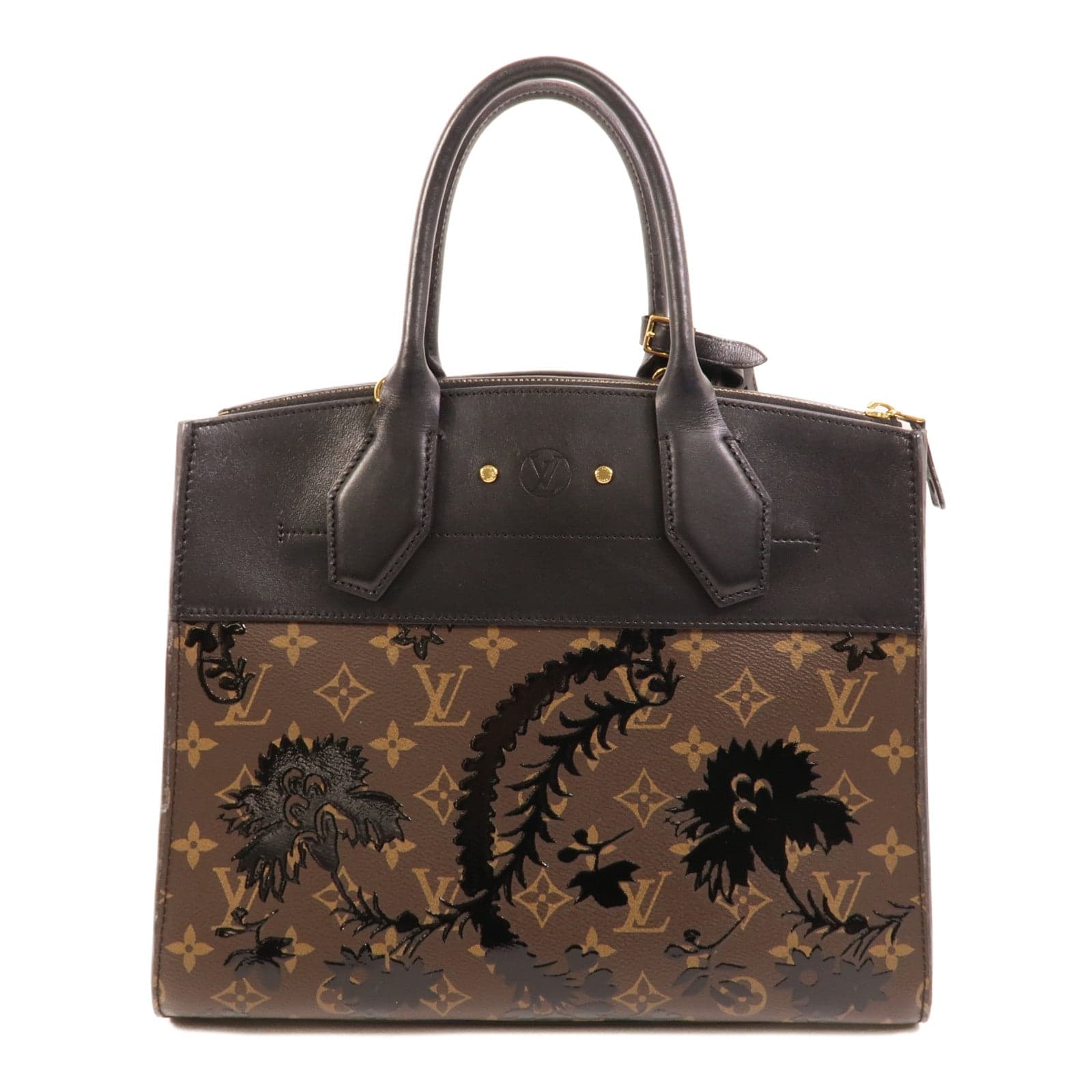 LOUIS VUITTON Steamer M43606 2-Way Bag Coated Canvas