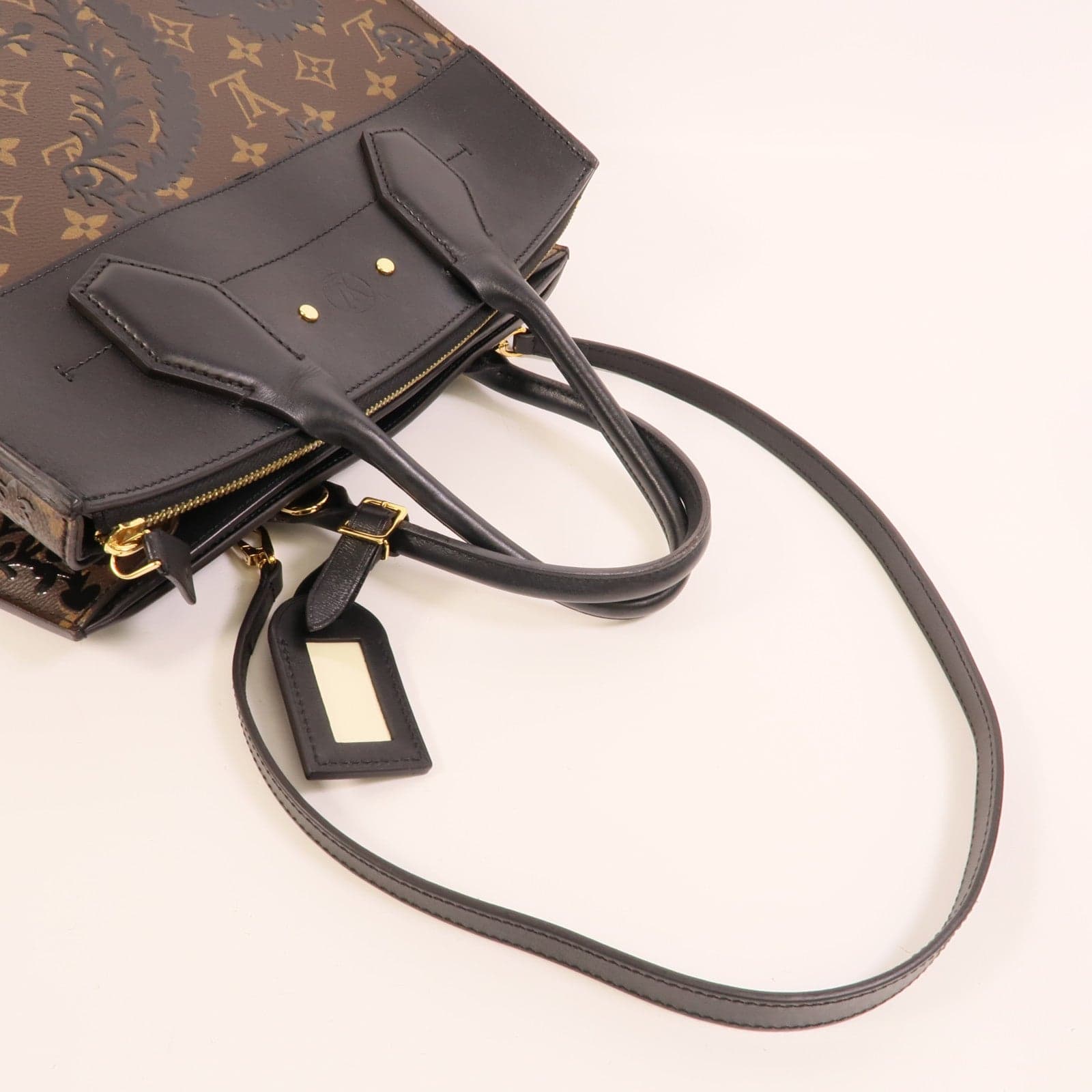 LOUIS VUITTON Steamer M43606 2-Way Bag Coated Canvas