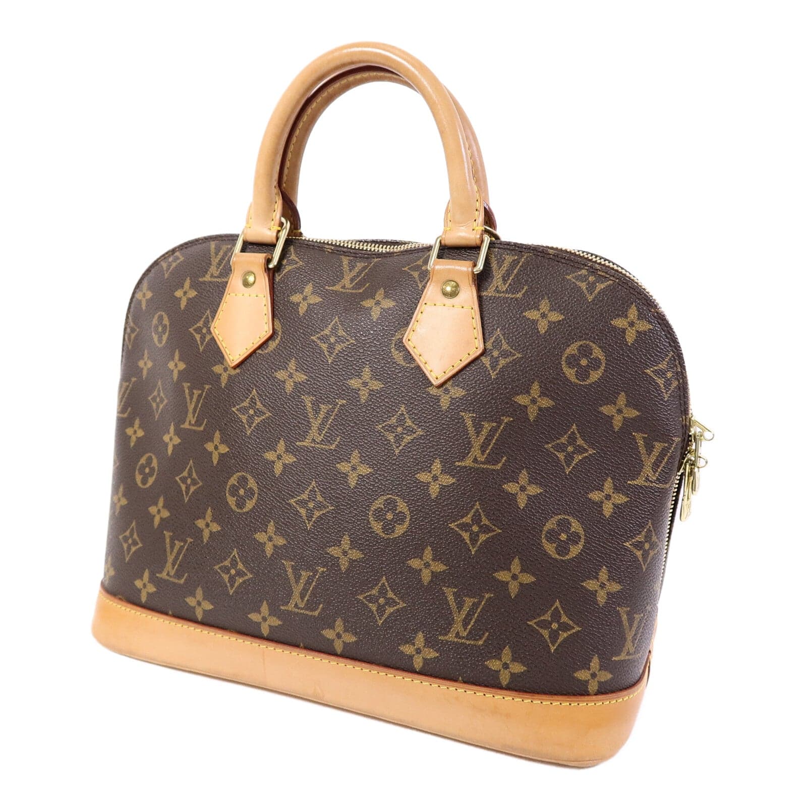 LOUIS VUITTON Alma M53151 Handbag Coated Canvas