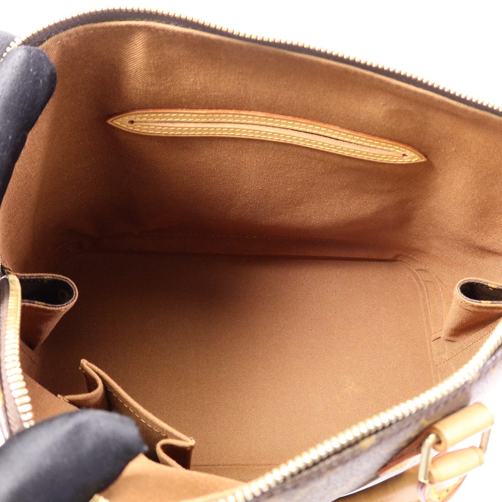 LOUIS VUITTON Alma M53151 Handbag Coated Canvas
