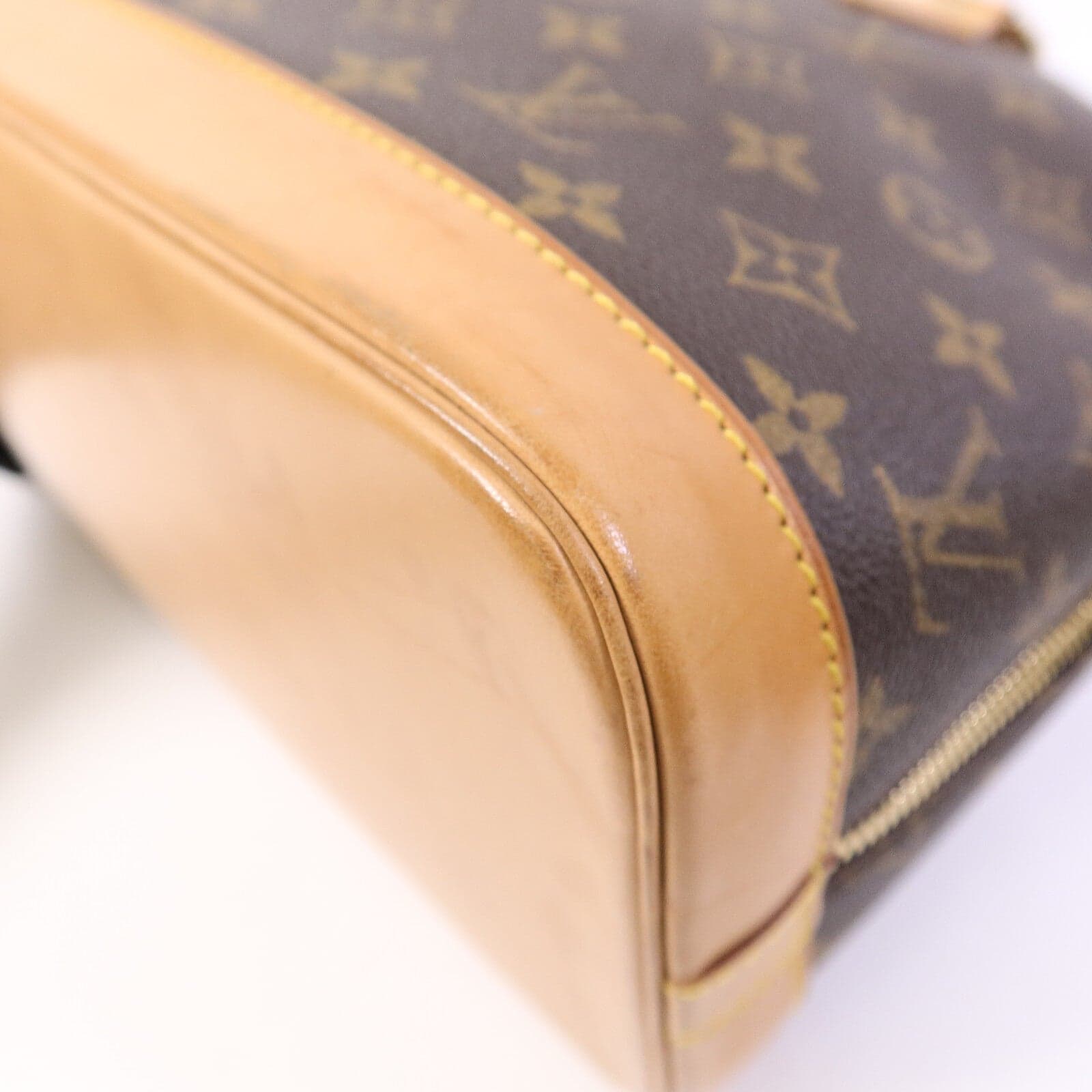 LOUIS VUITTON Alma M53151 Handbag Coated Canvas