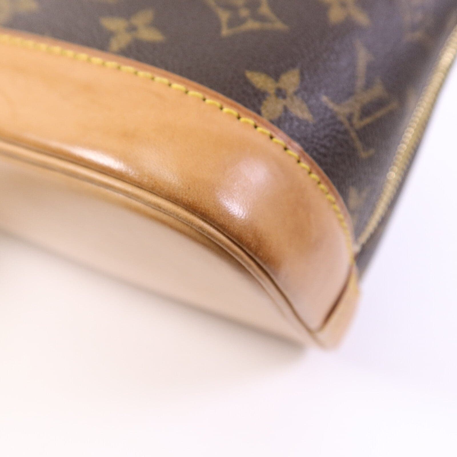 LOUIS VUITTON Alma M53151 Handbag Coated Canvas