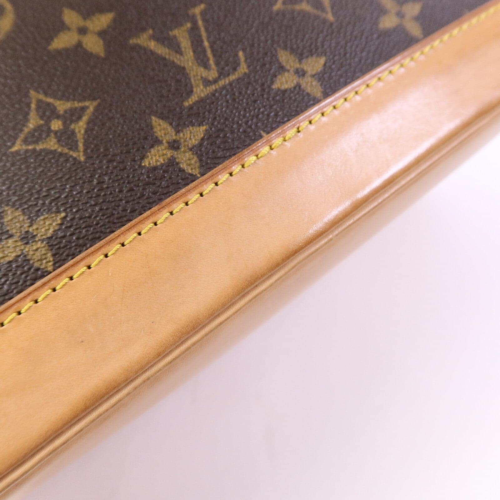 LOUIS VUITTON Alma M53151 Handbag Coated Canvas